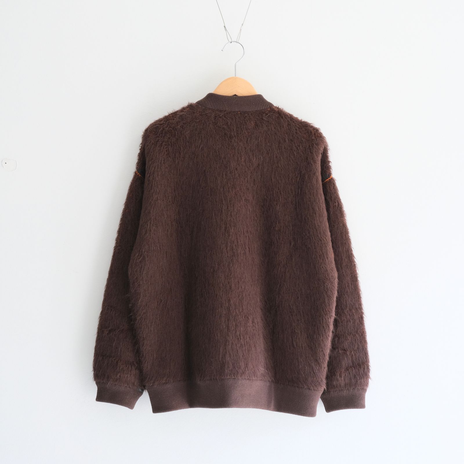 Suri Alpaca Bomber Jacket / ジャケット / ボンバージャケット / アルパカ / スリアルパカ / Dark Brown / Orange