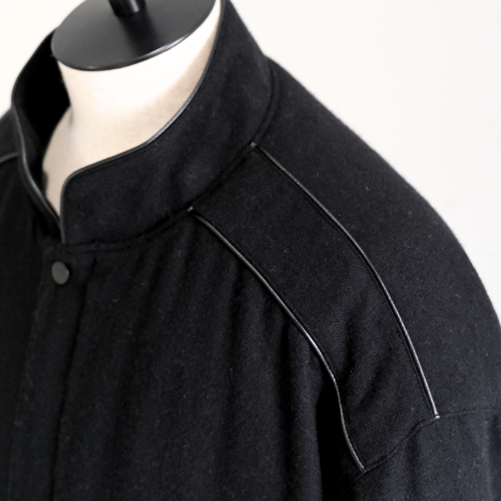 【残り1点】WOOL RACING BLOUSON（BLACK）
