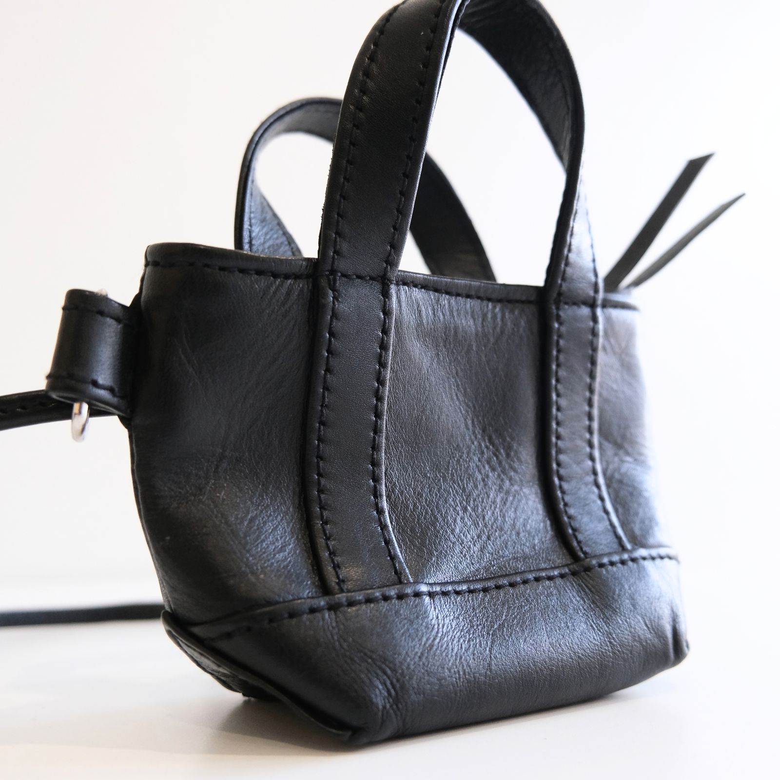 【残り1点】MINI TOTE BAG（BLACK）