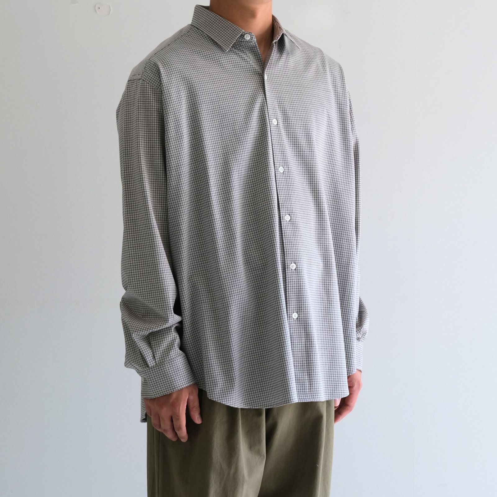 36G Atomoshere Check Shirt / シャツ / WHITE(Oxford White)