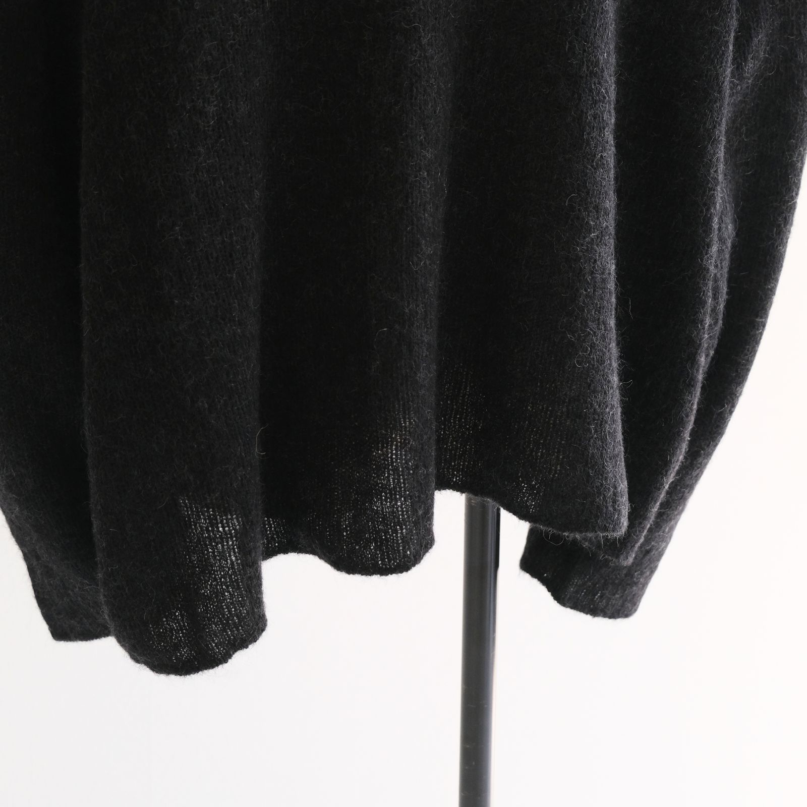 【残り1点】Kid Mohair Knit Shirts（Black）