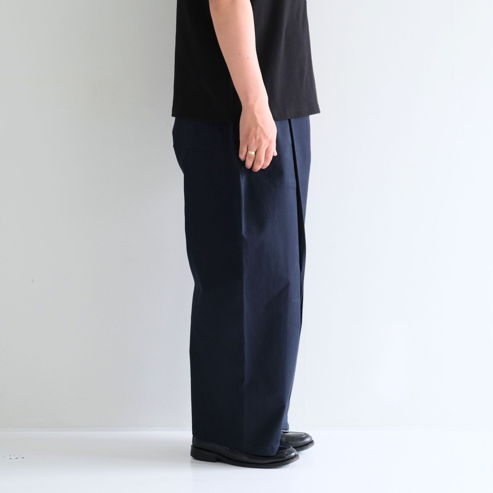 SAGE NATION - BOX PLEAT TROUSER / ボックスプリーツトラウザー