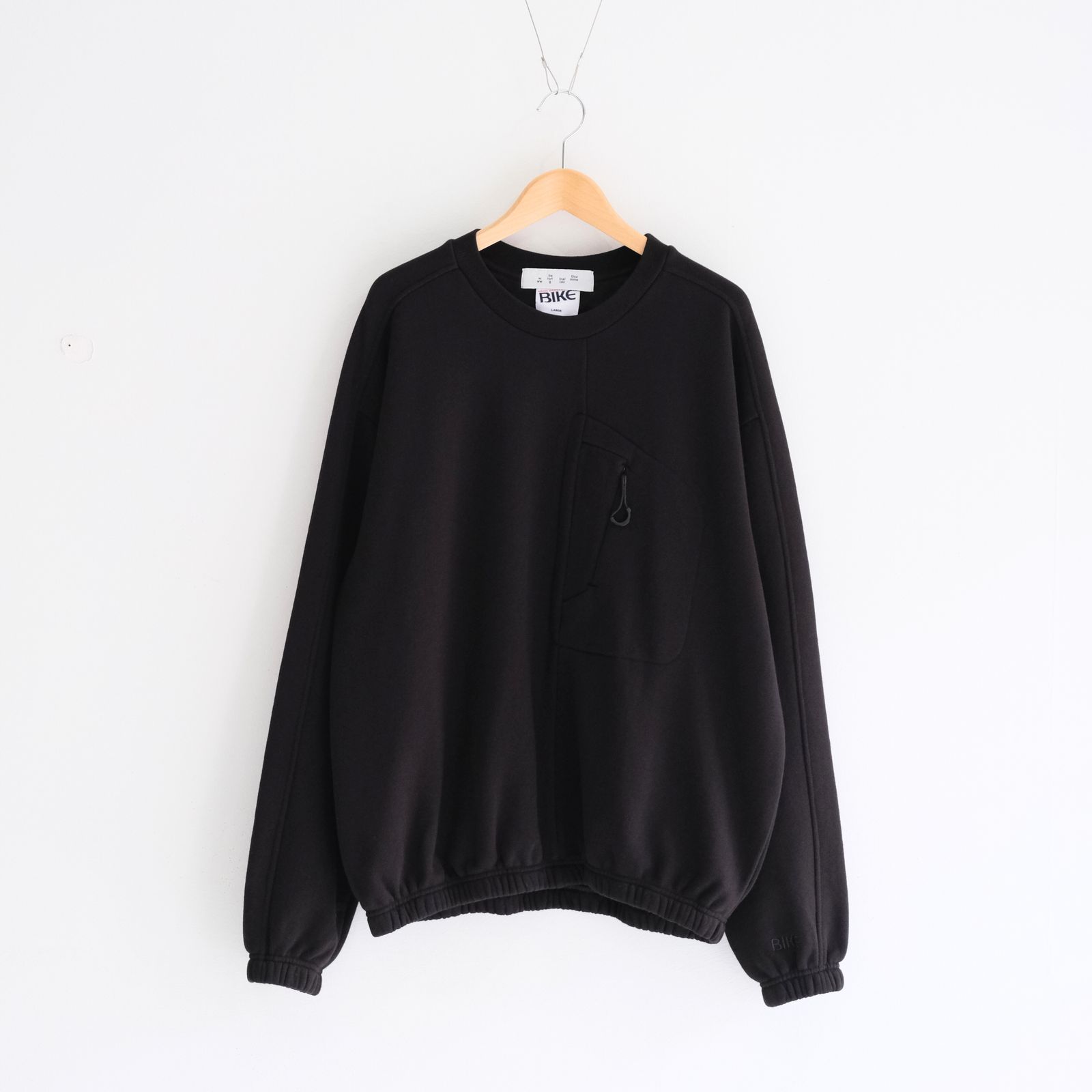 BAL / BIKE ATHLETIC LOOP WHEEL COTTON CREW / スウェット / BLACK