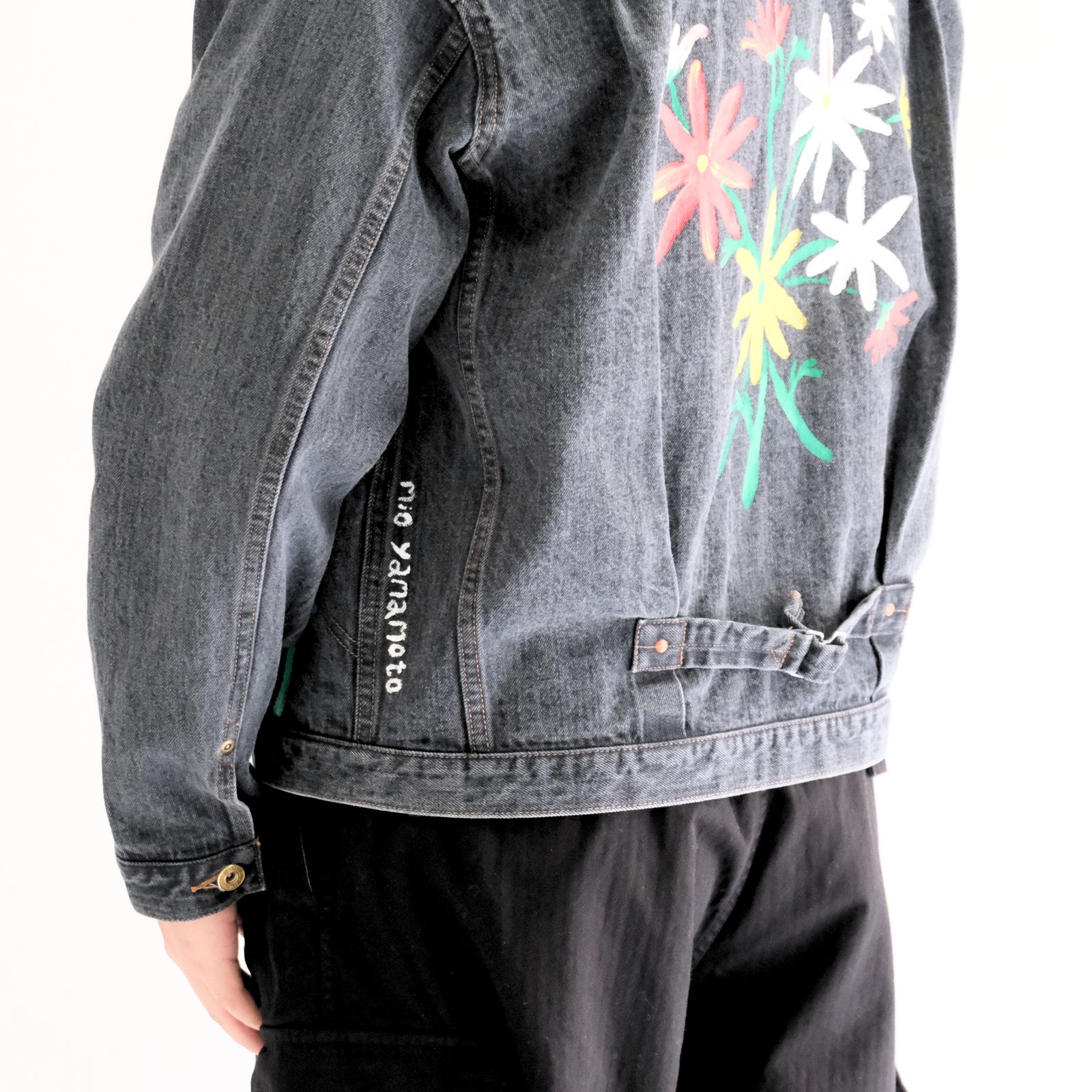 "ROEBUCK" Type-50s Hand Painted Jacket feat. MIO YAMAMOTO / 「ROEBUCK」タイプ50s ハンドペイントジャケット feat. ミオ ヤマモト（BLACK）