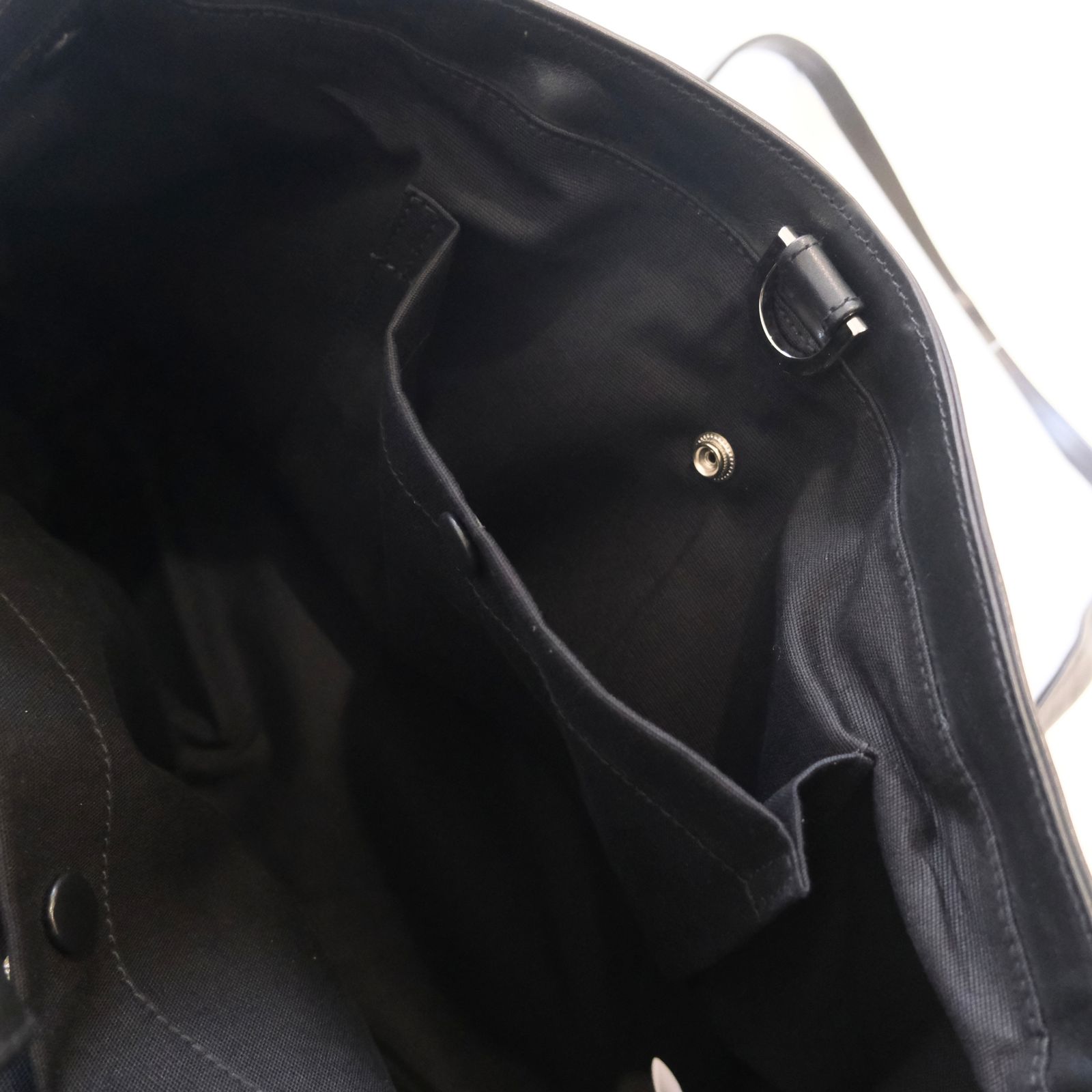 ROUND TOTE BAG M SIZE（BLACK）