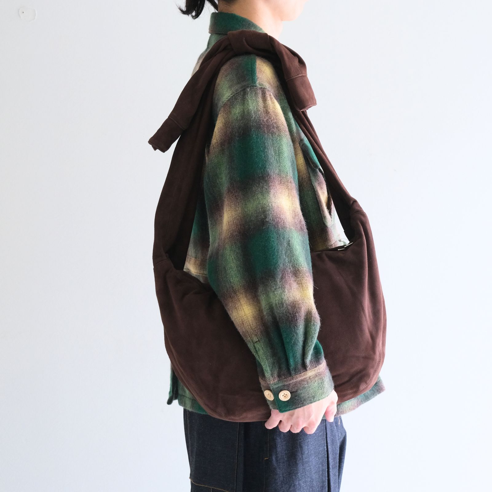 【残り1点】SHIRT CUFFS BAG（BROWN）