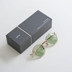 1042SG / clear × gold / IGUANA GREEN / サングラス / 眼鏡