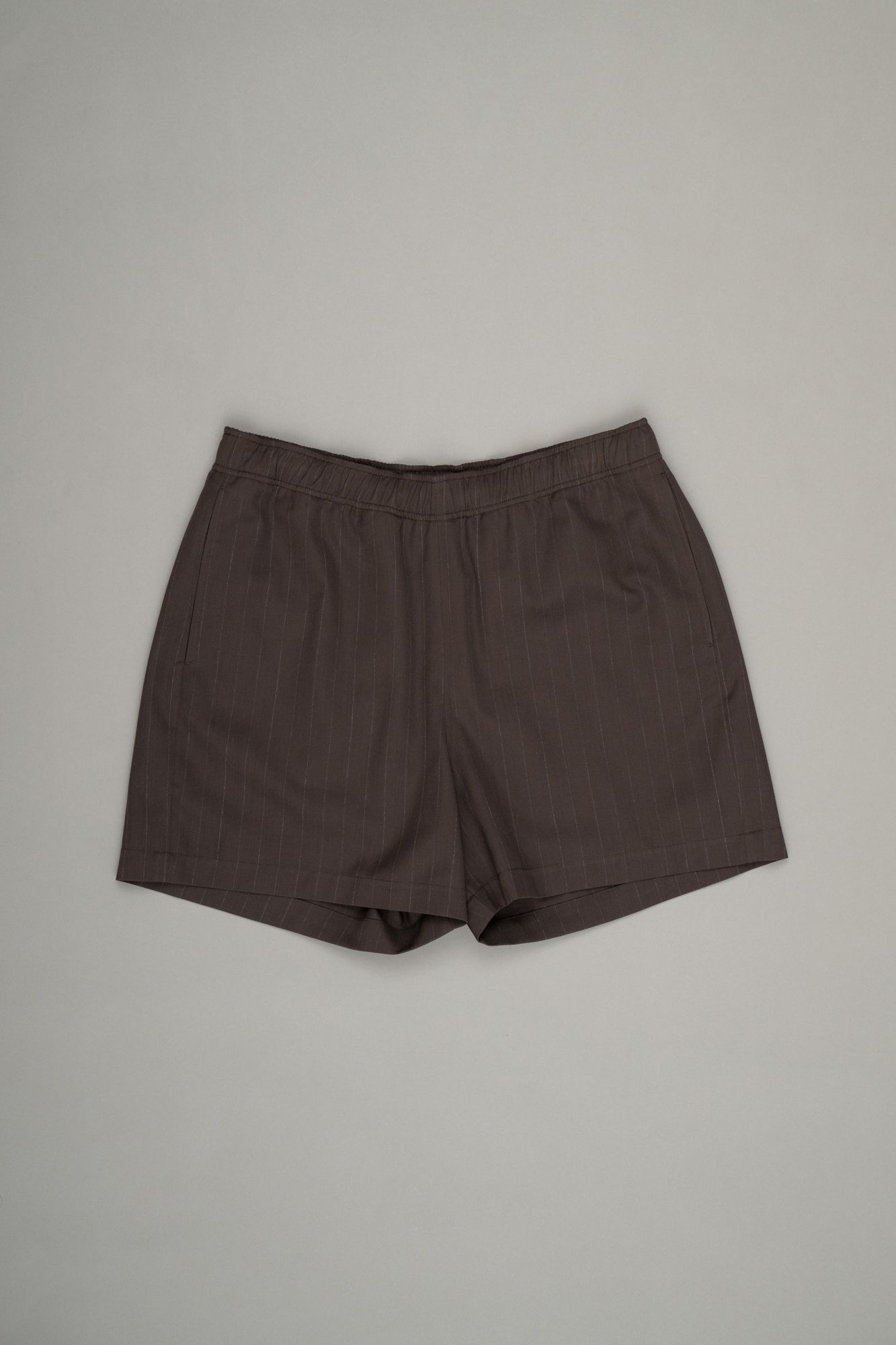 Dressy Easy Shorts（Khaki Stripe）