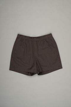 Dressy Easy Shorts（Khaki Stripe）