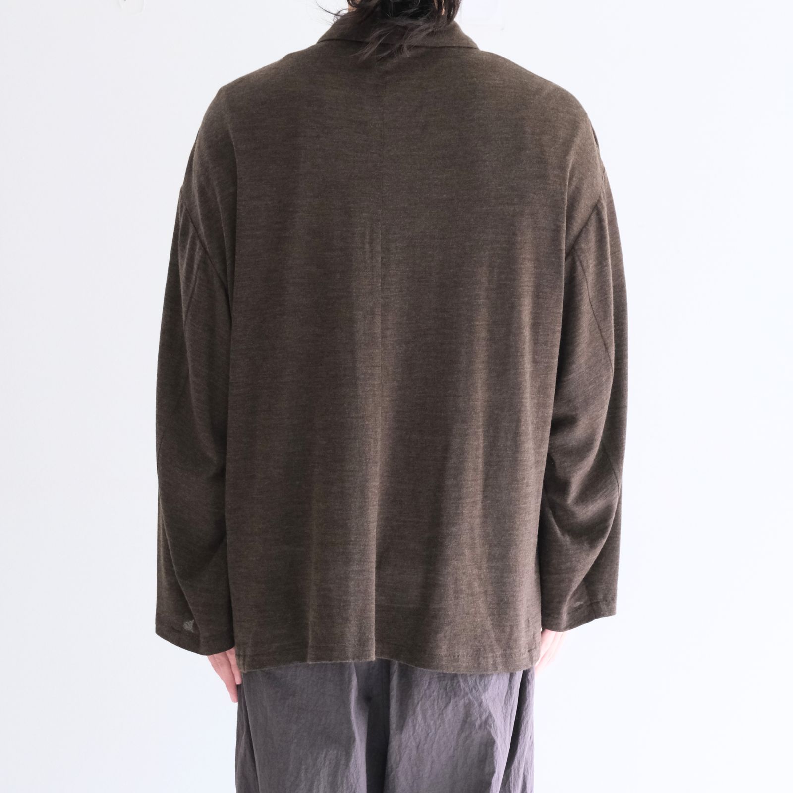 Blanc YM - 【残り1点】Wool Jersey JKT / ウールジャージージャケット