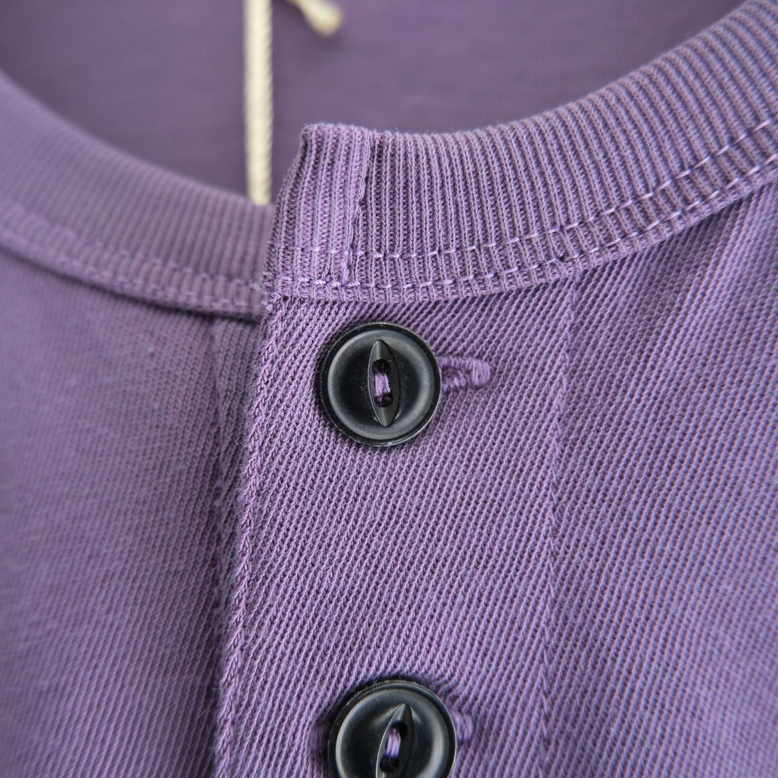FADED TWIST TENJIKU HENLEY-NECK TOP / ヘンリーネック / ロンT / PURPLE