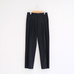Narrow Stripe Tapered Slacks / ナロー ストライプ テーパード スラックス（HEATHER CHARCOAL）
