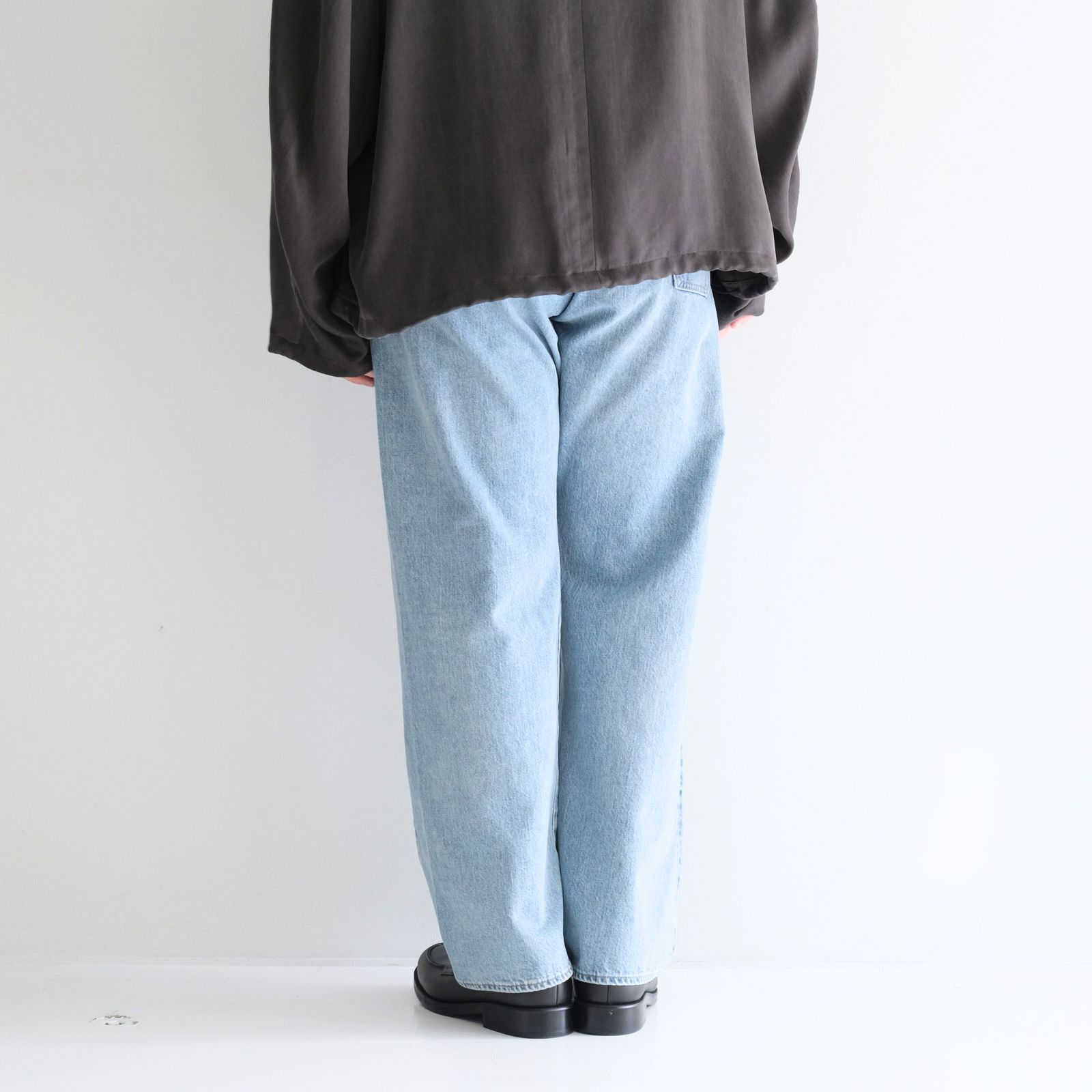 VINTAGE WASHED SELVEDGE DENIM 5P PANTS / パンツ / デニム / 5ポケット / FADED BLUE