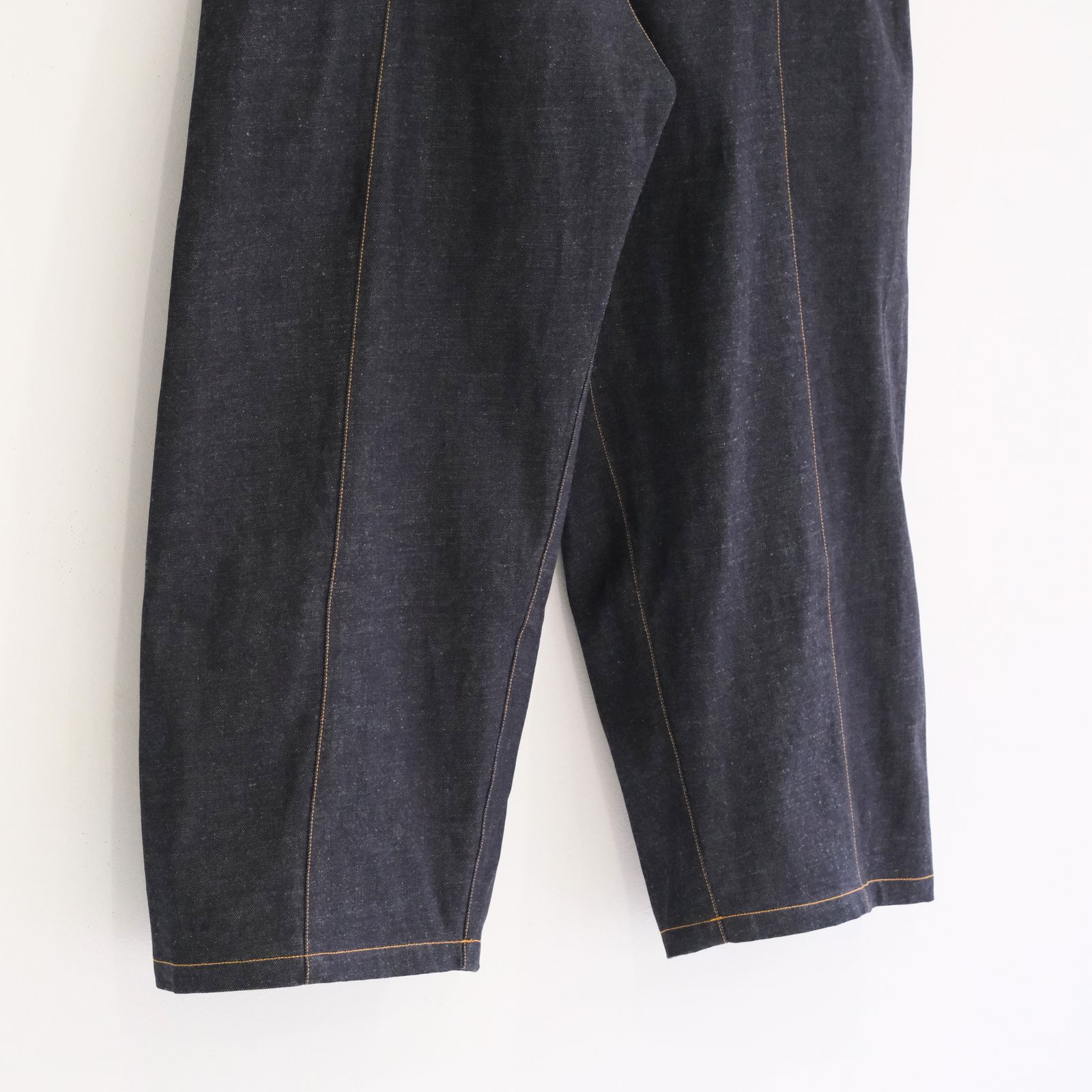 BOX PLEAT TROUSER RAW DENIM/ ボックスプリーツトラウザー / デニム / パンツ / ボトムス / RAW INDIGO