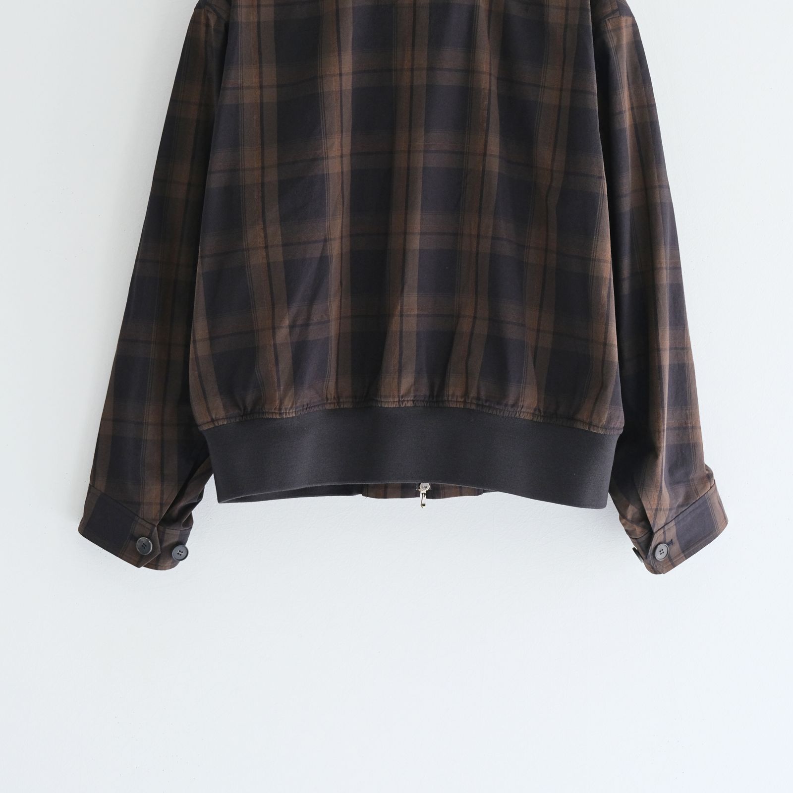 Huge Harrington Jacket / ハリントンジャケット / Olive-Check