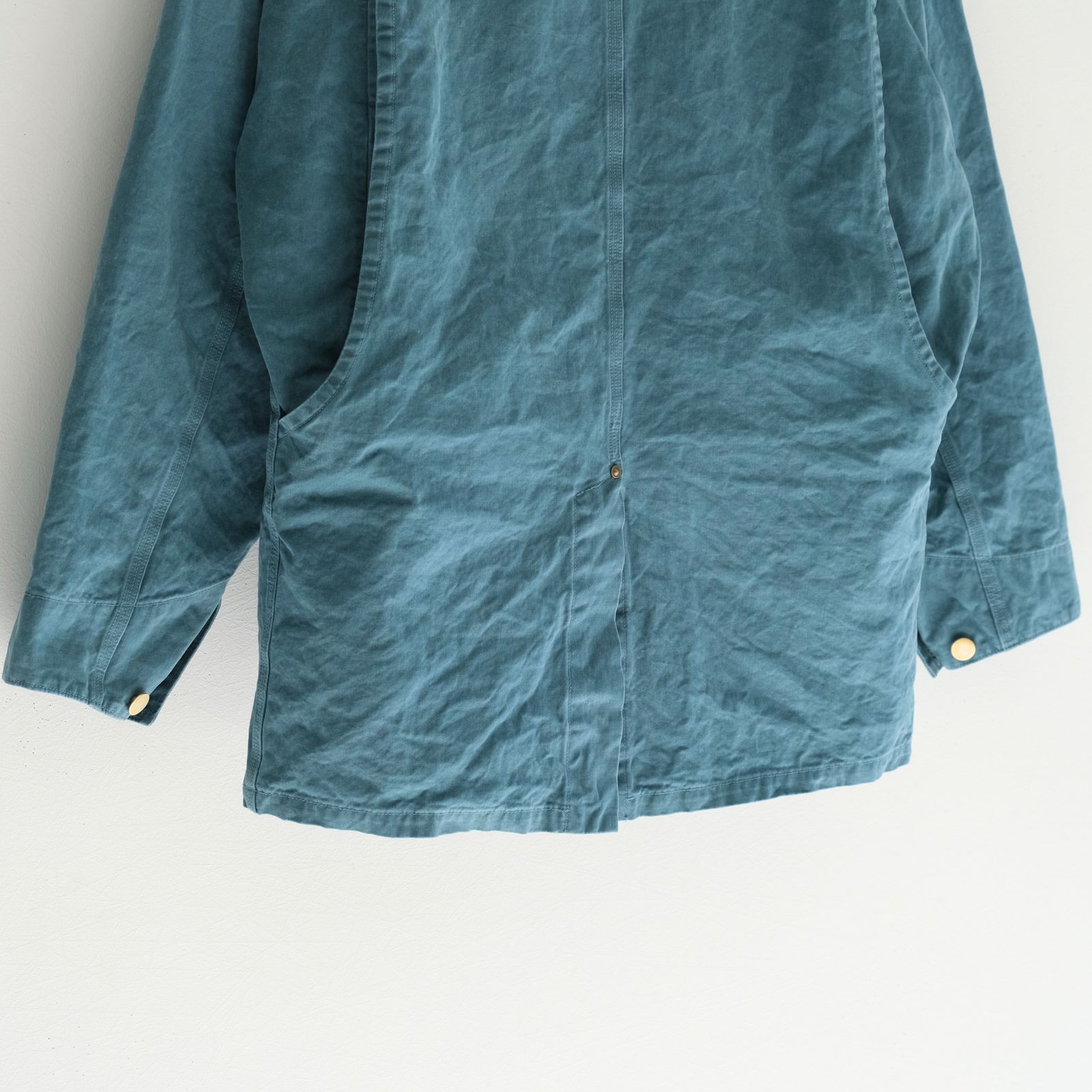 WAXED DUCK CHORE COAT / ジャケット / チョアコート / パラフィン加工 / ワックス / TEAL GREEN