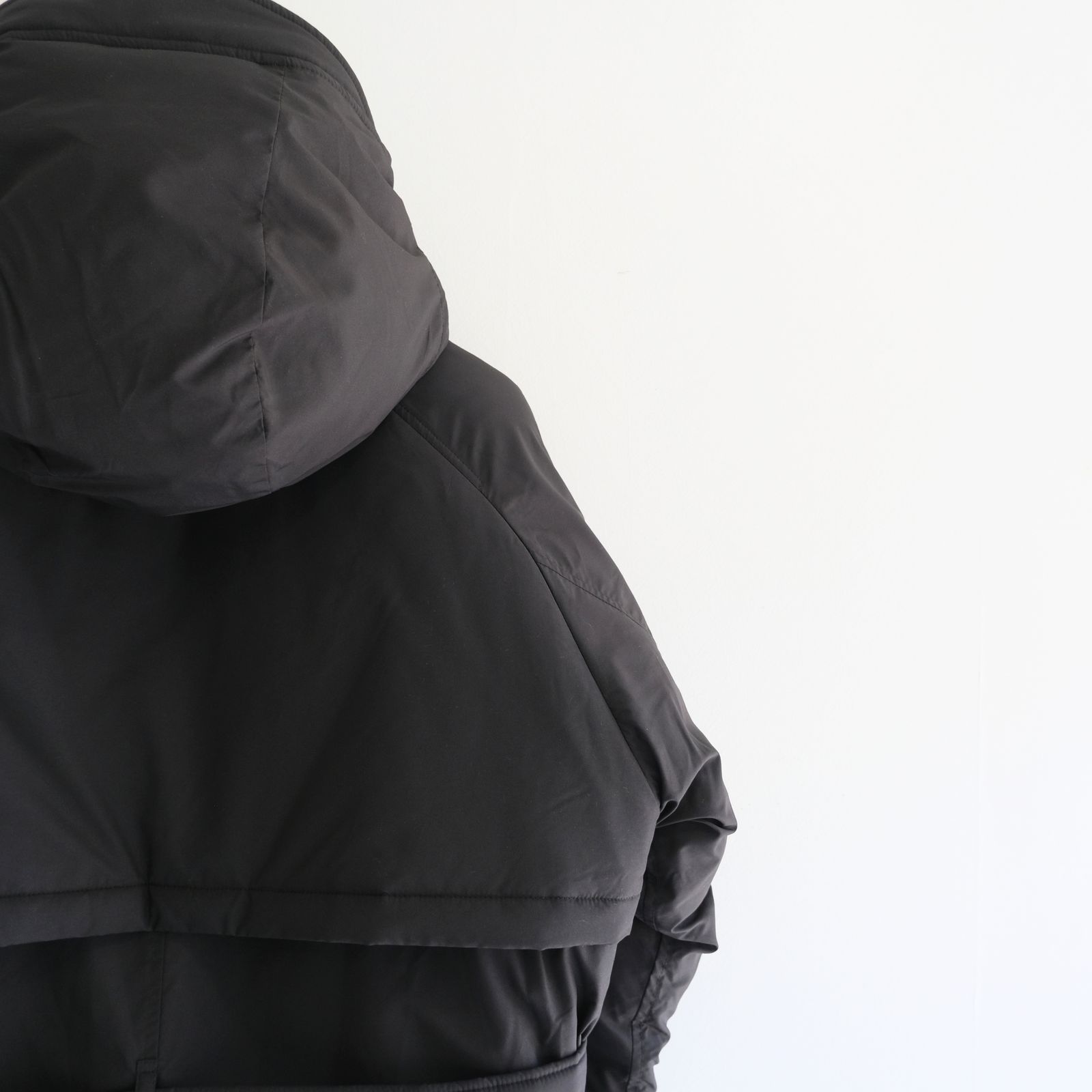 【残り1点】"KATAHDIN"  Water-repellent Down Half Coat（BLACK）