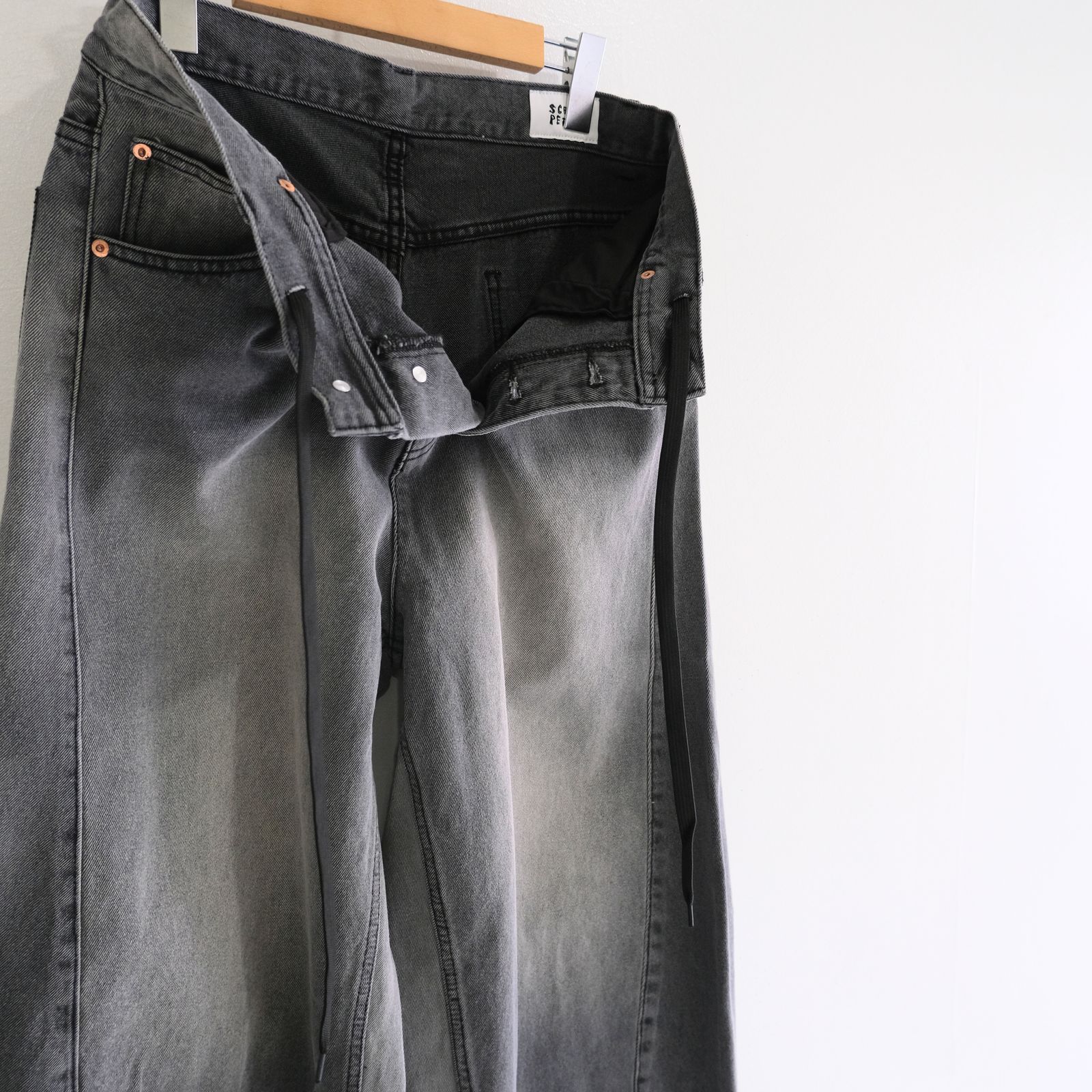 3D DENIM PANTS / パンツ / デニム / デニムパンツ / BLACK