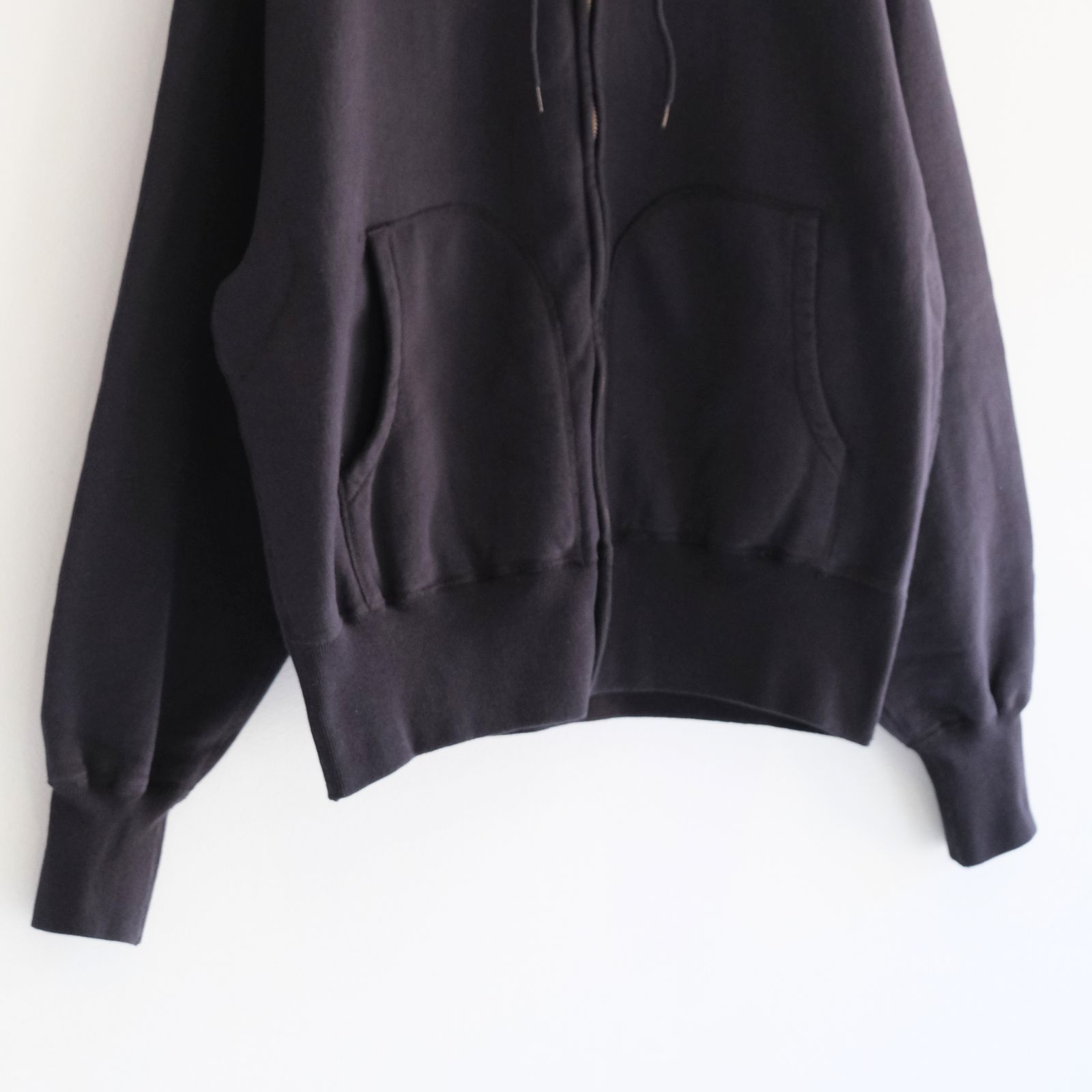 ZIP UP PARKA / ジップアップパーカー / BLACK