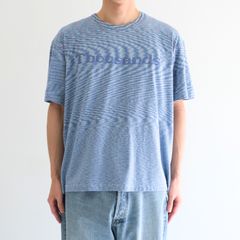 VORTEX TECHNICAL LOGO TEE fabric by SUN/kakke （MIX BLUE）