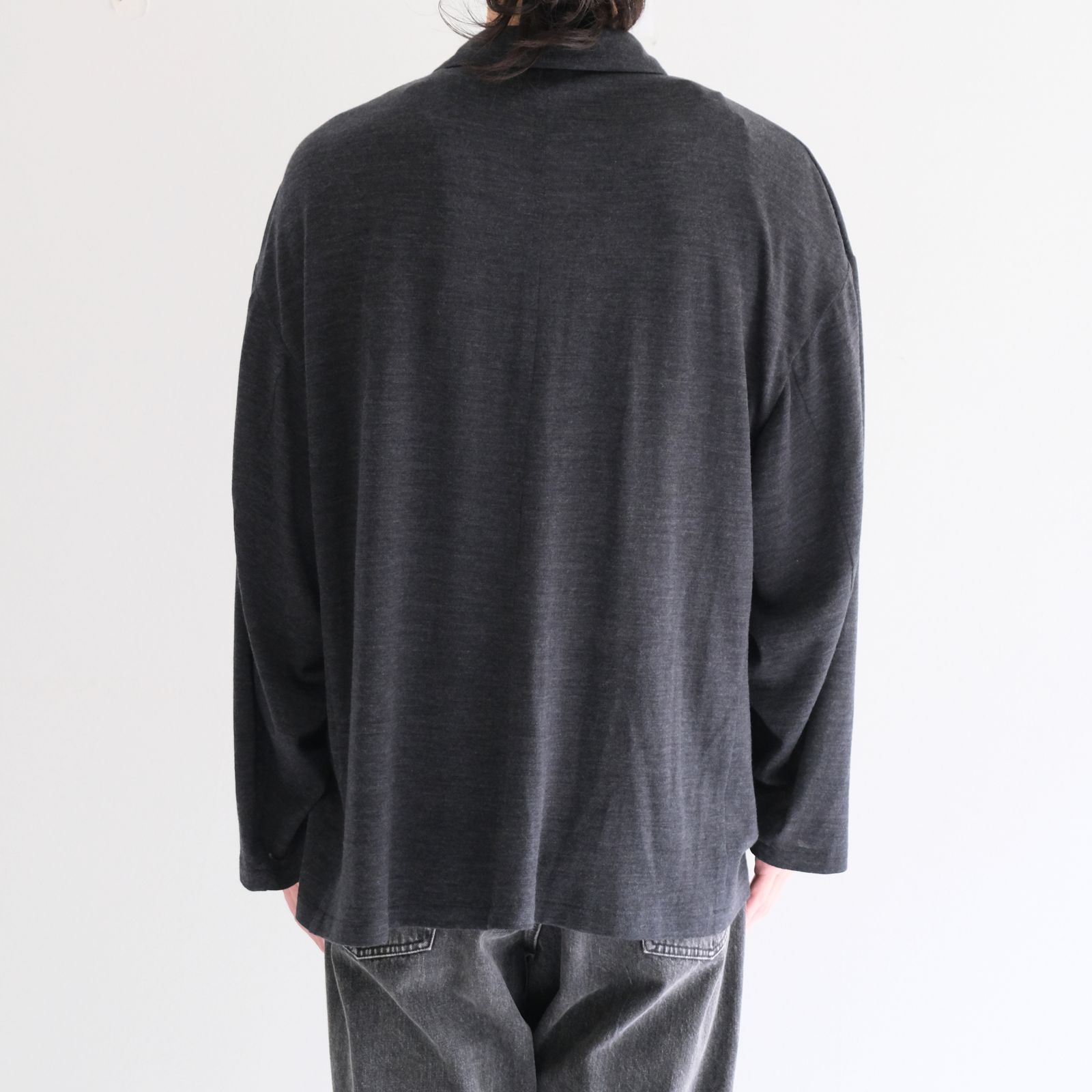 Blanc YM - Wool Jersey JKT / ウールジャージージャケット（Gray） | iko