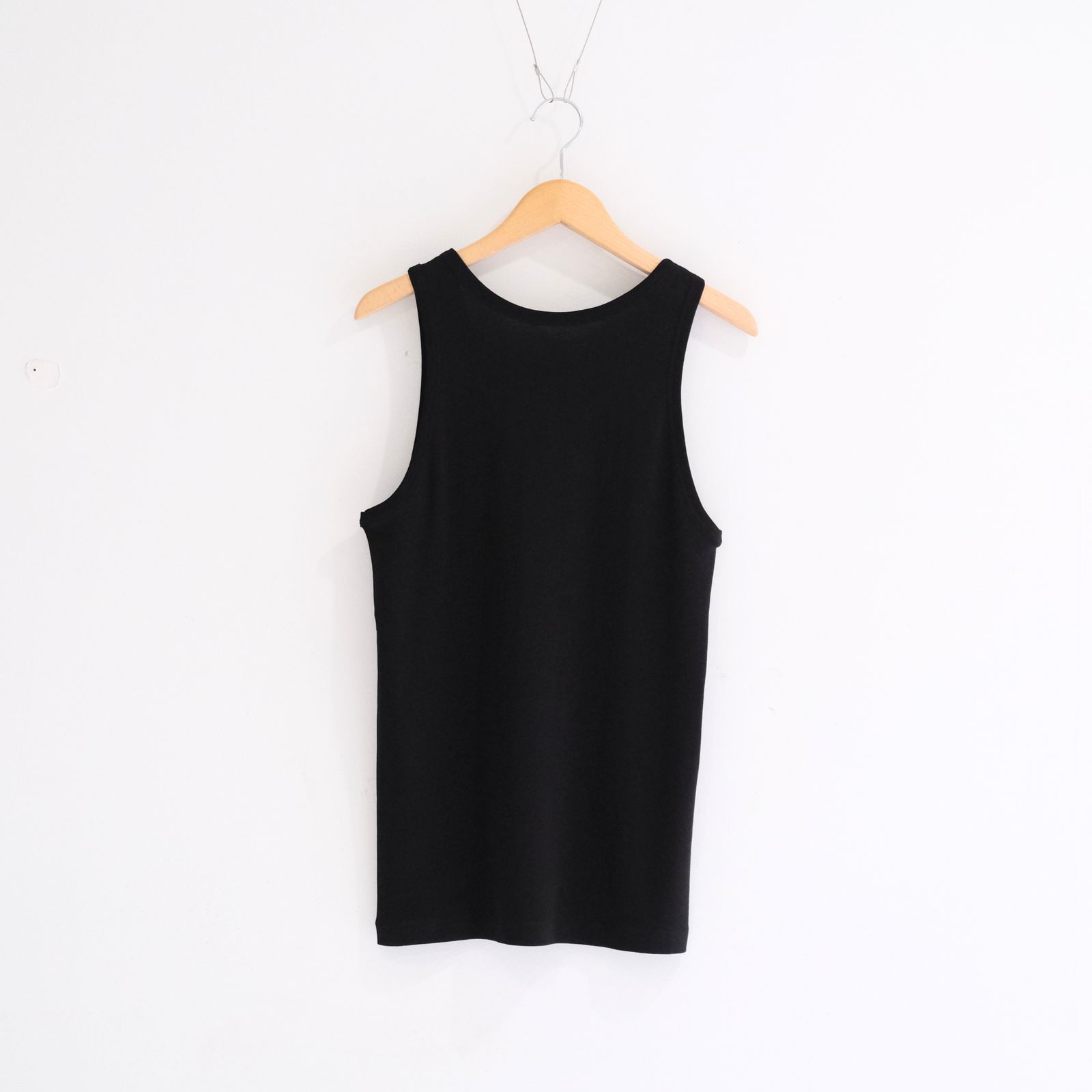 TUBULAR TANK TOP / チューブラー タンクトップ（BLACK）