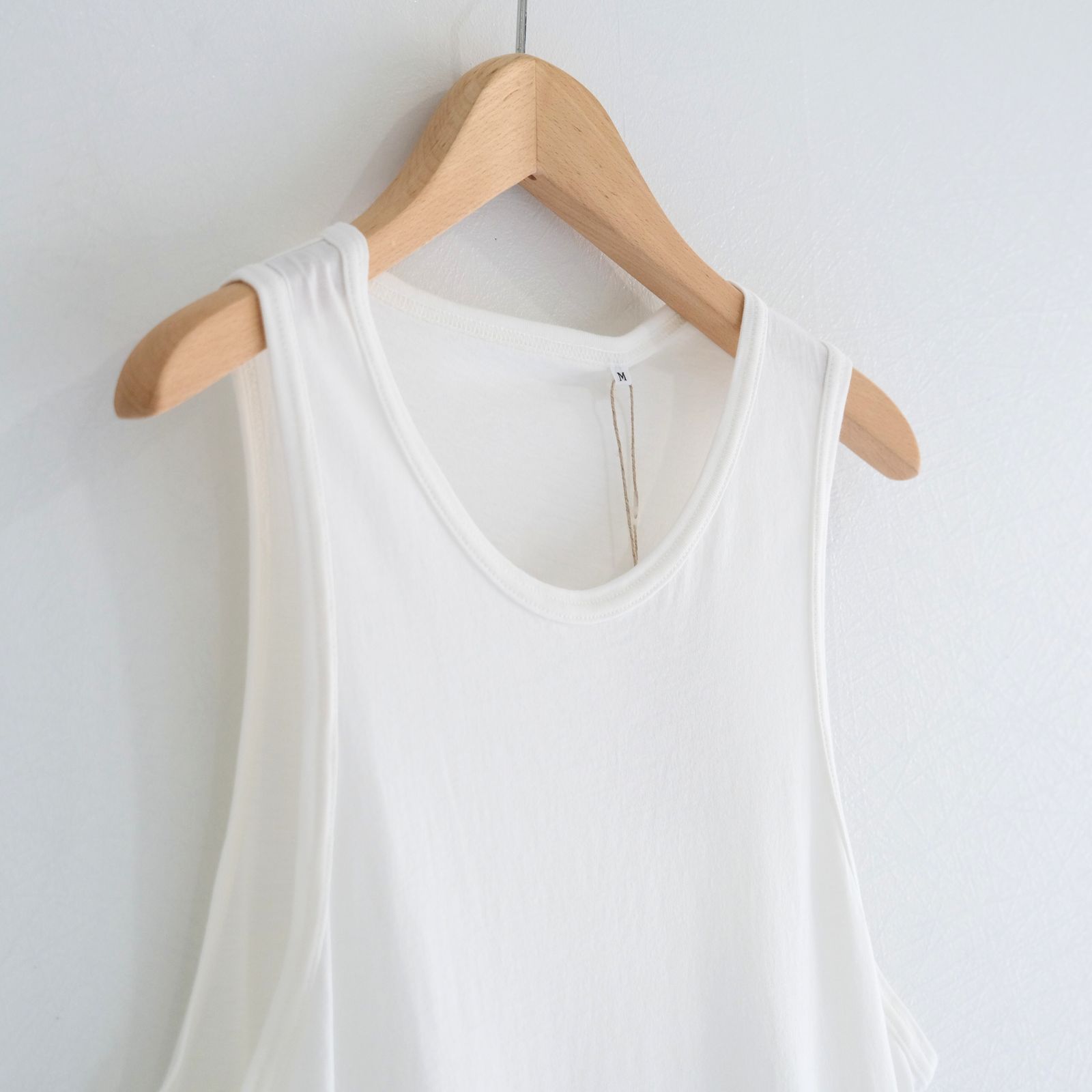 Tank Top / タンクトップ / 天然ピマコットン / WHITE