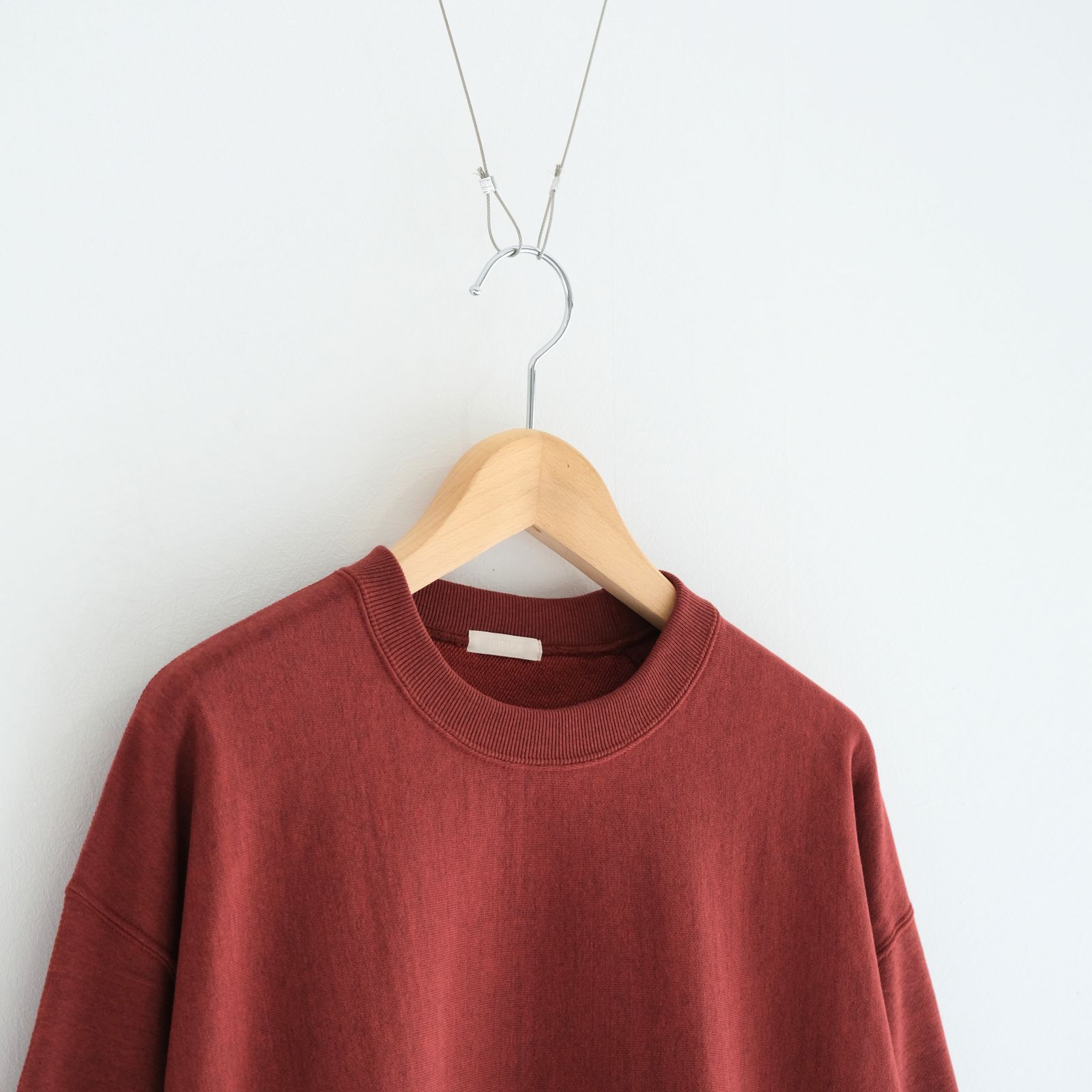FADED SILKY TERRY RW SWEAT SHIRT / スウェット / REDWOOD