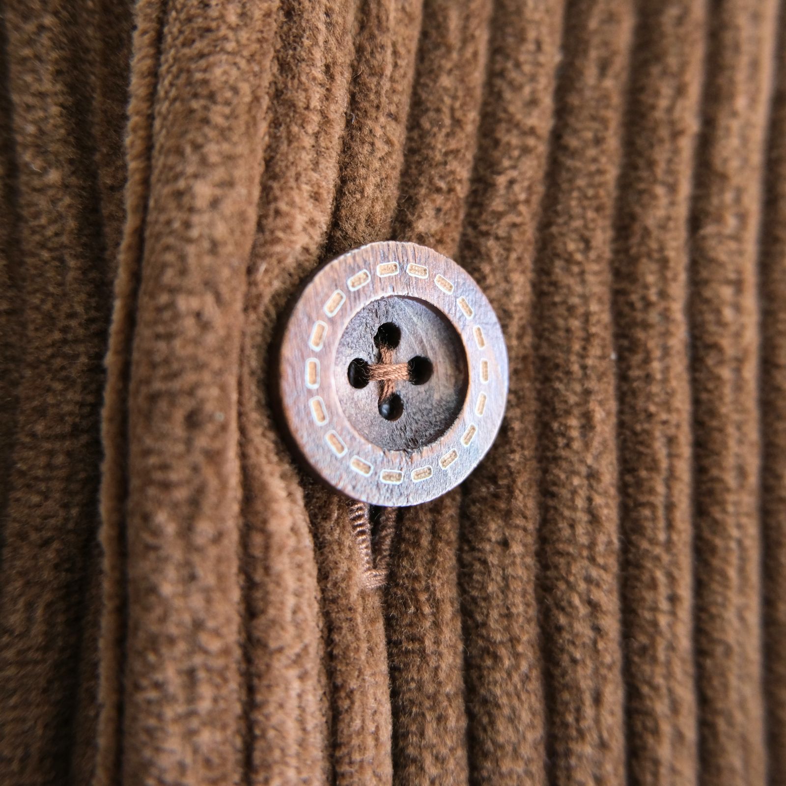【残り1点】WIDE-WALE CORDUROY SAFARI JACKET（BROWN）