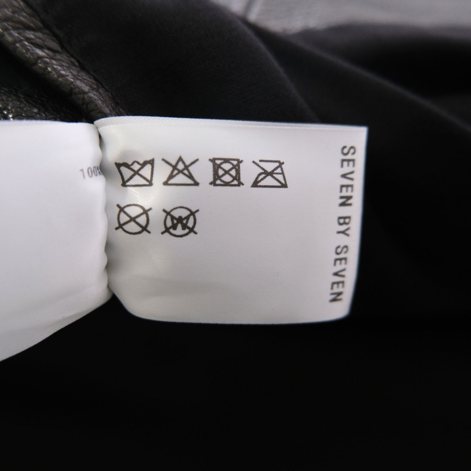 LEATHER ZIP UP BLOUSON ‐Sheep Shrink leathe‐ / ジャケット / レザージャケット / Sheep leather / 羊革 / Black