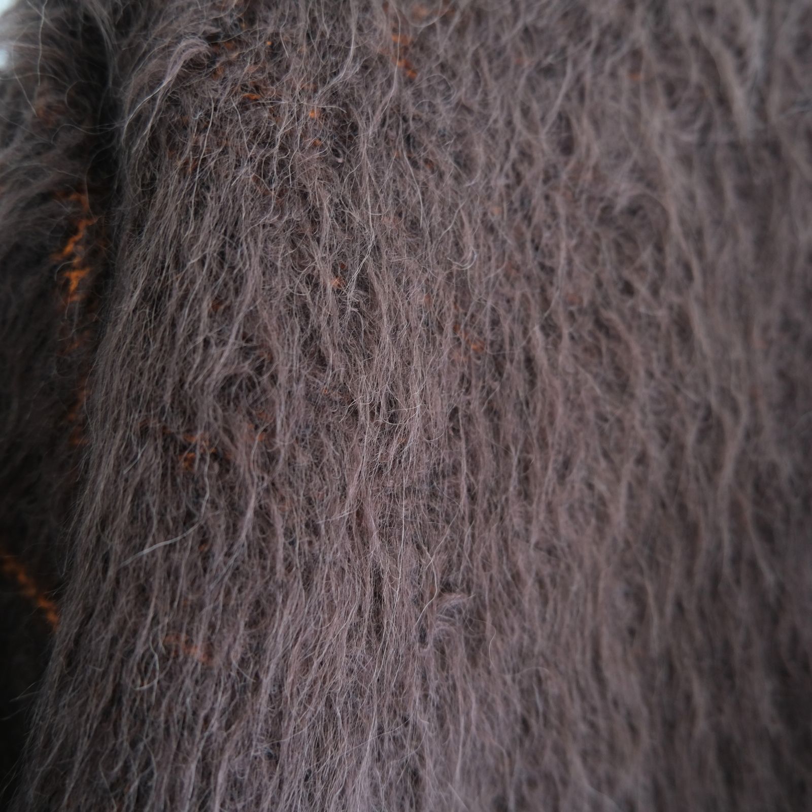 Suri Alpaca Bomber Jacket / ジャケット / ボンバージャケット / アルパカ / スリアルパカ / Dark Brown / Orange