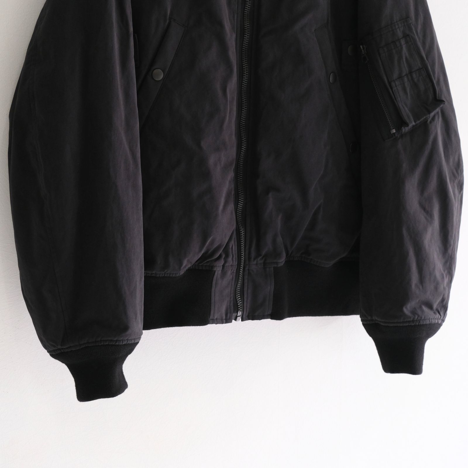 【残り1点】WAXED WEATHER FLIGHT JKT（INK BLACK）