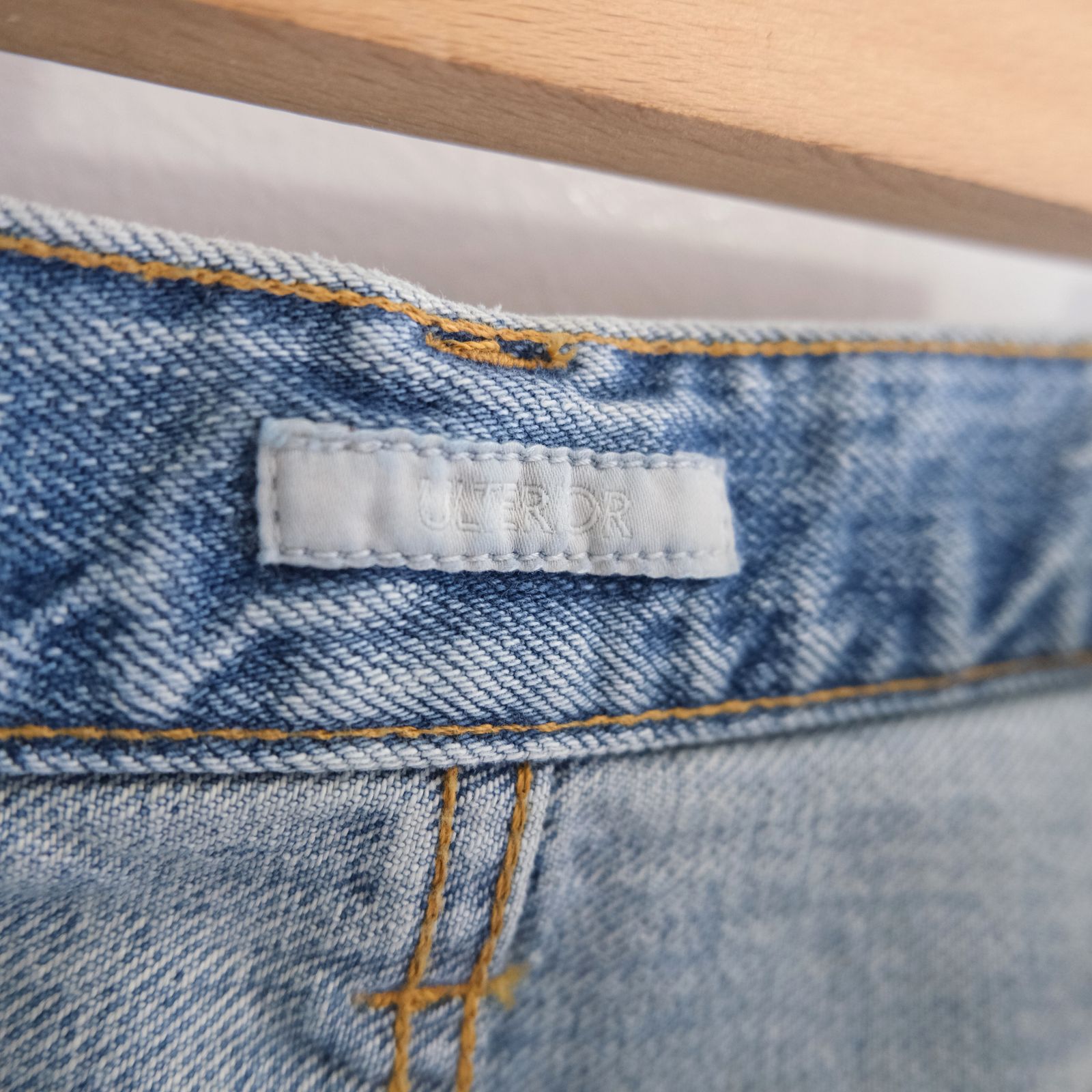 VINTAGE WASHED SELVEDGE DENIM 5P PANTS / パンツ / デニム / 5ポケット / FADED BLUE