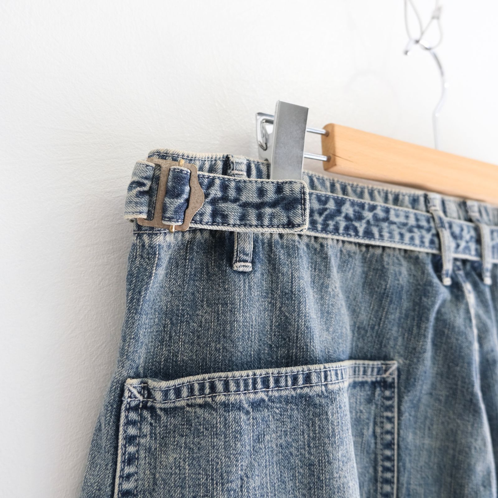 FADED LIGHT DENIM WORK PANTS（FADED BLUE）