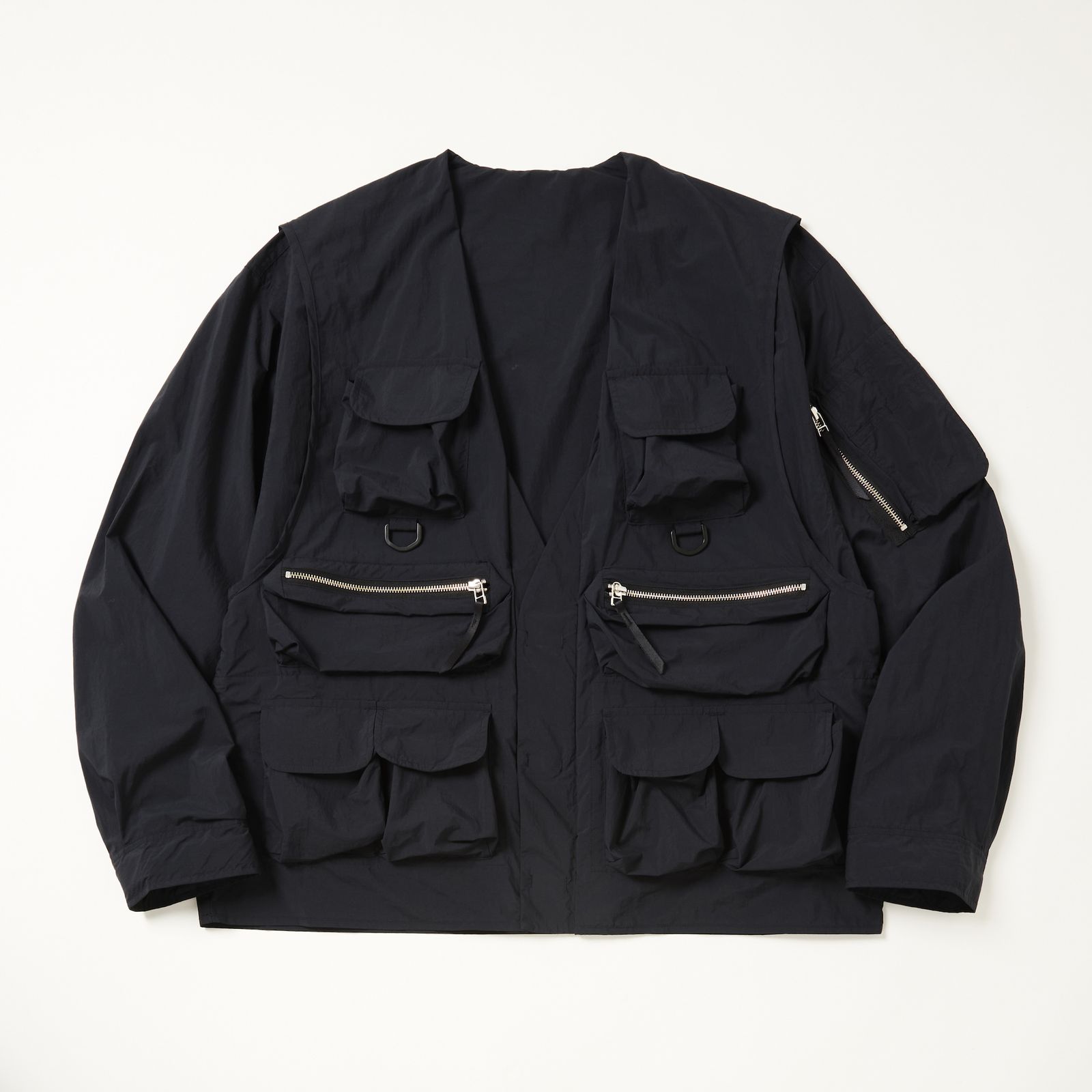 【入荷時期：2026年2月頃】Weathering Nylon Reversible 4Way JKT / ジャケット / 4way / OFF BLACK