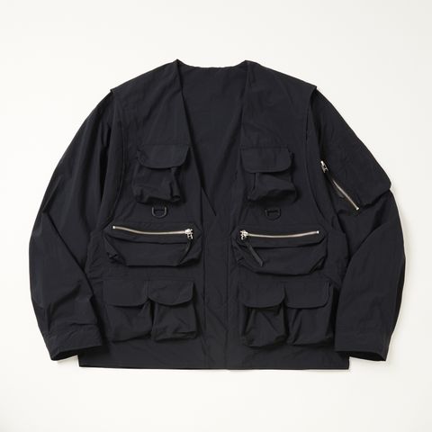 【入荷時期：2026年2月頃】Weathering Nylon Reversible 4Way JKT / ジャケット / 4way / OFF BLACK