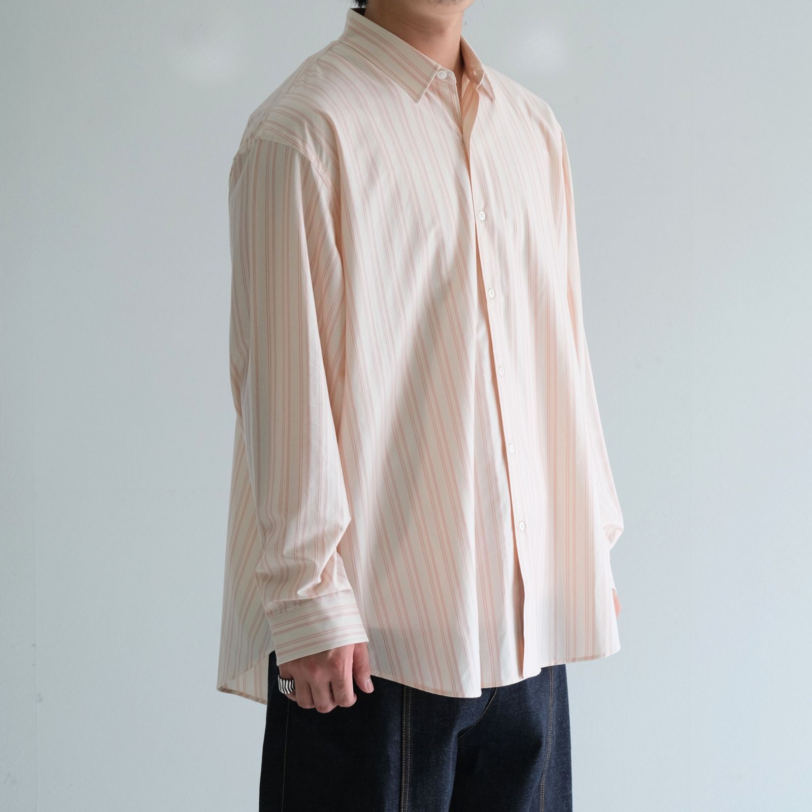 格安SALEスタート!の商品をすべて L/S Stripe Atmosphere 46G - PHIL. KANEMASA Shirt シャツ / トップス
