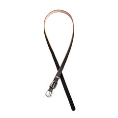 【入荷時期：2026年2月-3月頃】Elongated Leather Belt / ベルト / Black