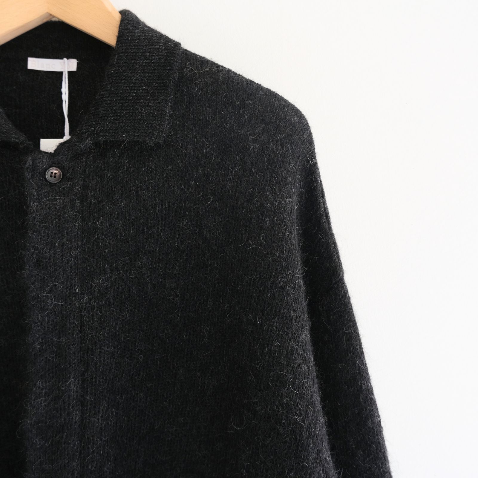 【残り1点】Kid Mohair Knit Shirts（Black）