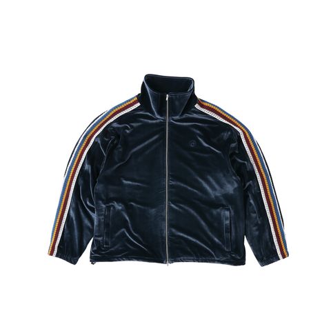 VELOUR TRACK JACKET（NAVY）
