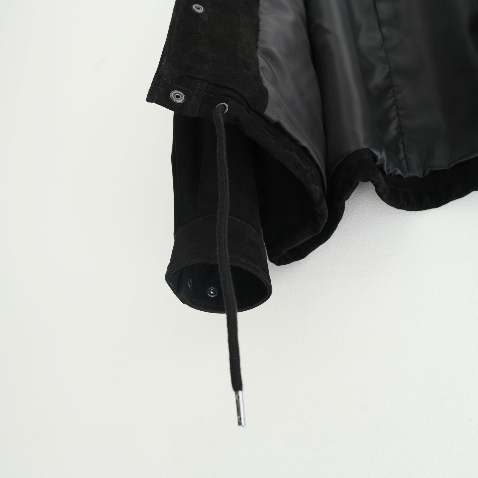 HIKER JACKET / ジャケット / レザージャケット / ハイカージャケット /  SHEEP SUEDE / 羊革 /  BLACK