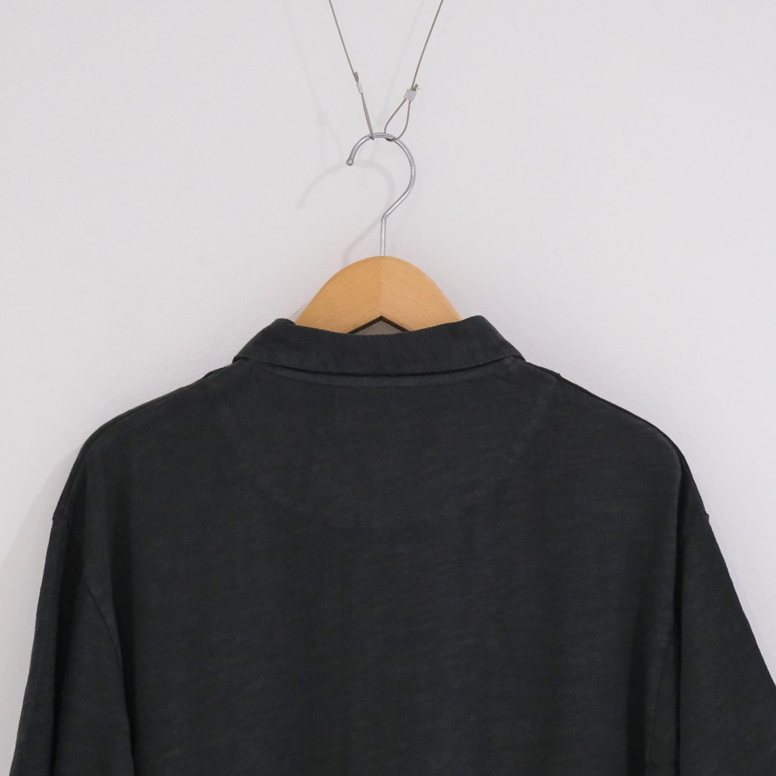 Tectonic Jersey Shirt / シャツ / ガーメントピグメントダイ / ジャージー / Black