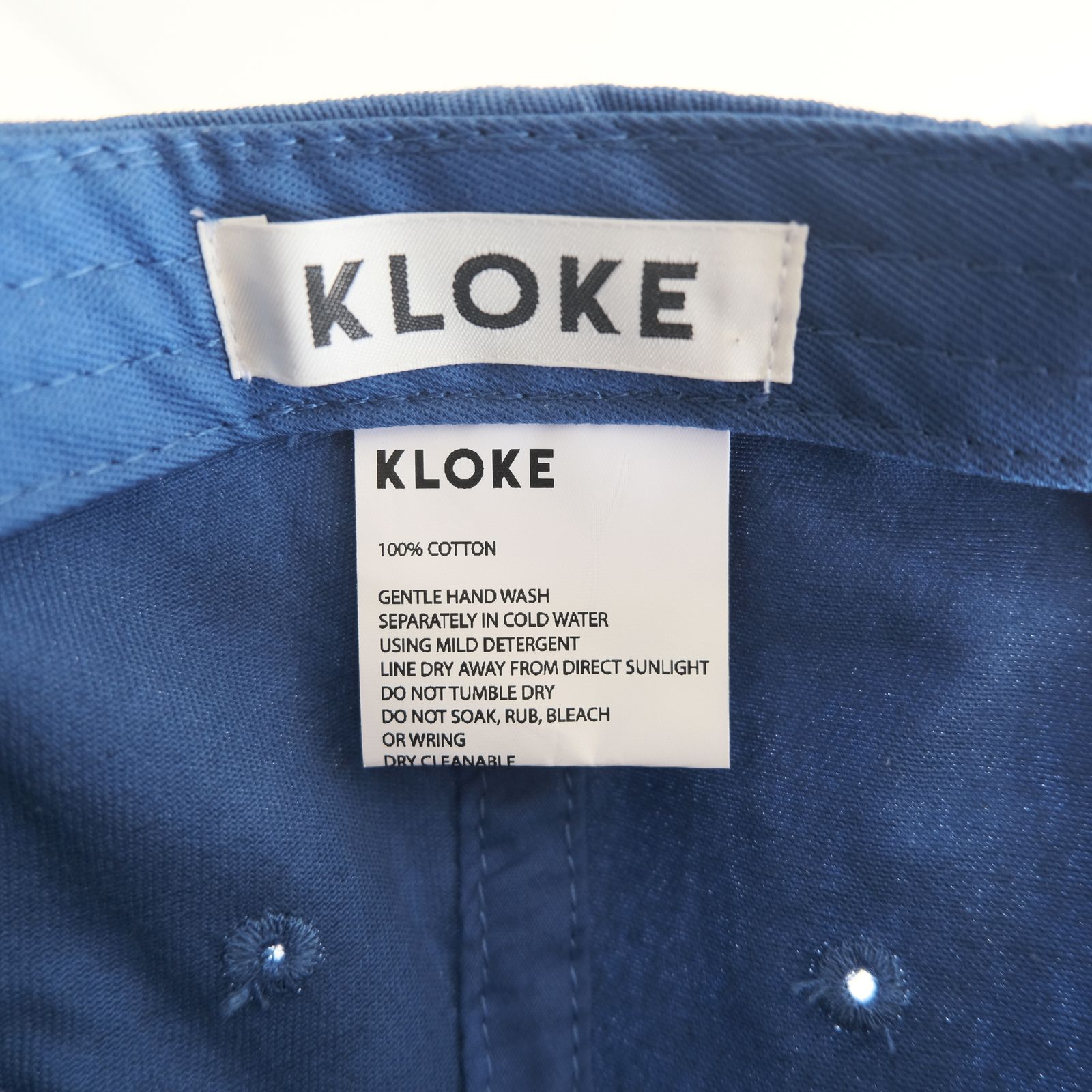 Tutti Felice Embroidered Cap / キャップ / Cobalt Blue