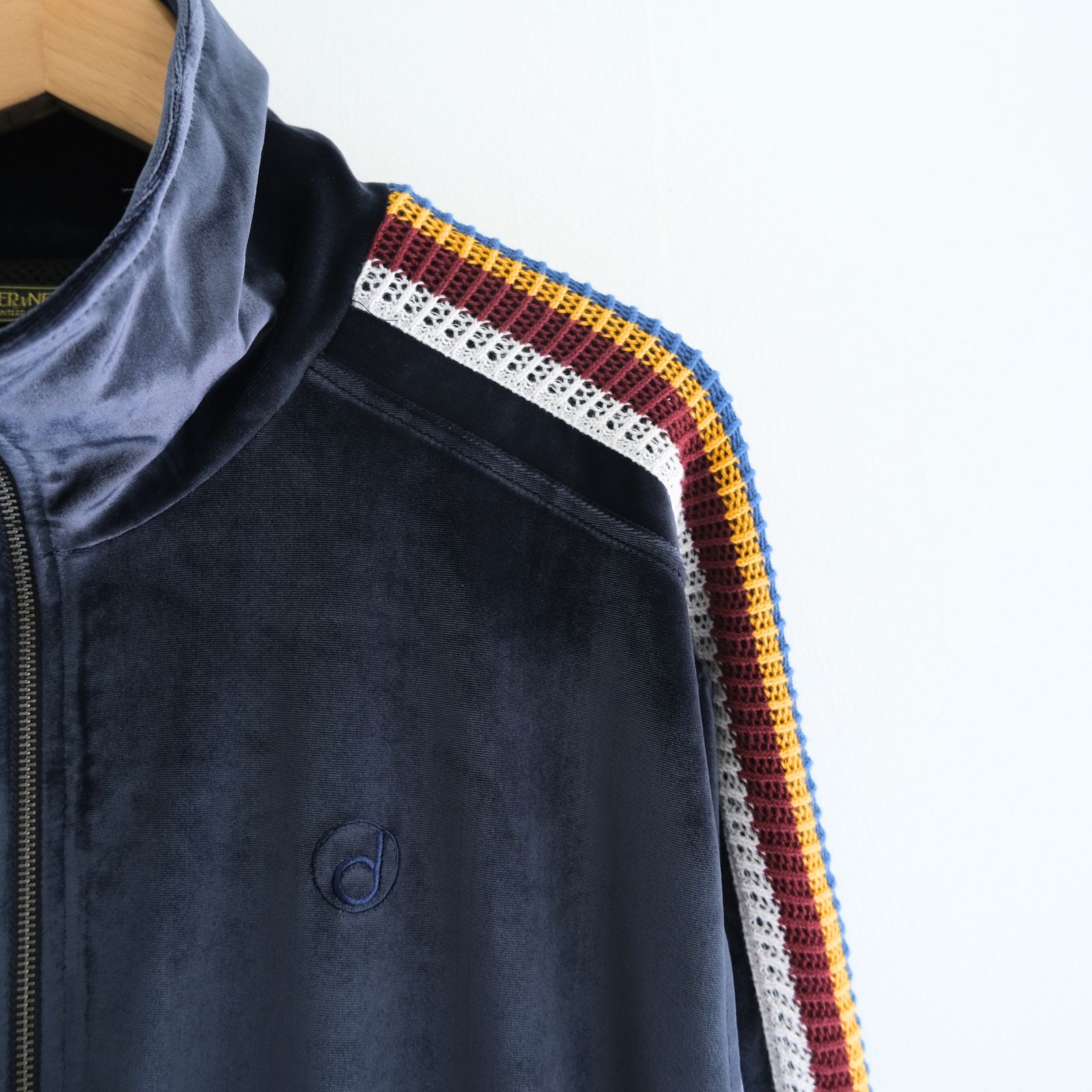 VELOUR TRACK JACKET（NAVY）
