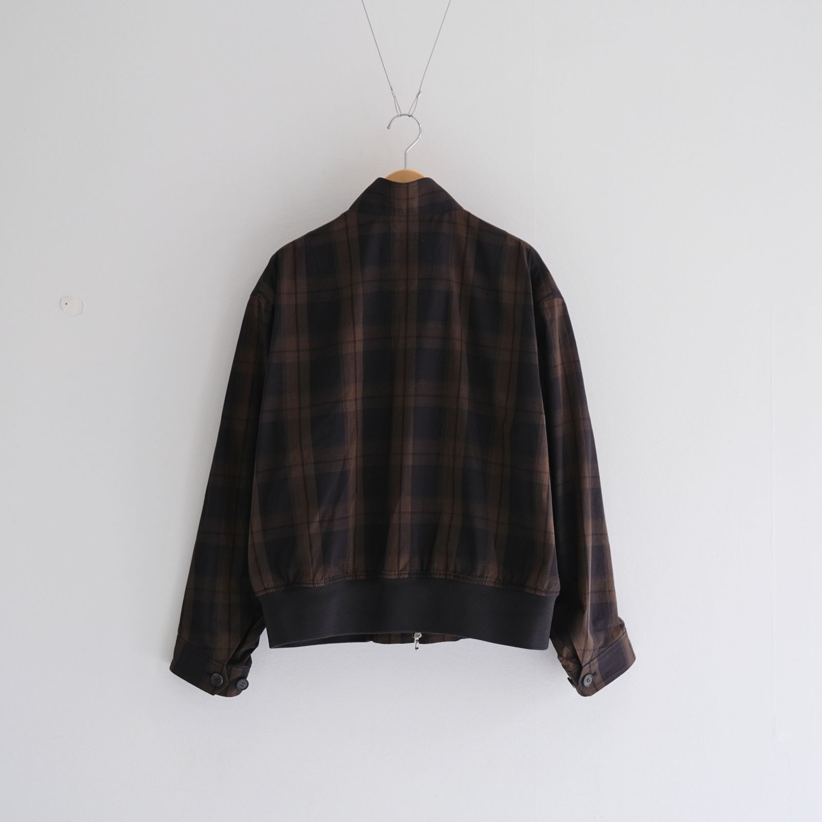Huge Harrington Jacket / ハリントンジャケット / Olive-Check