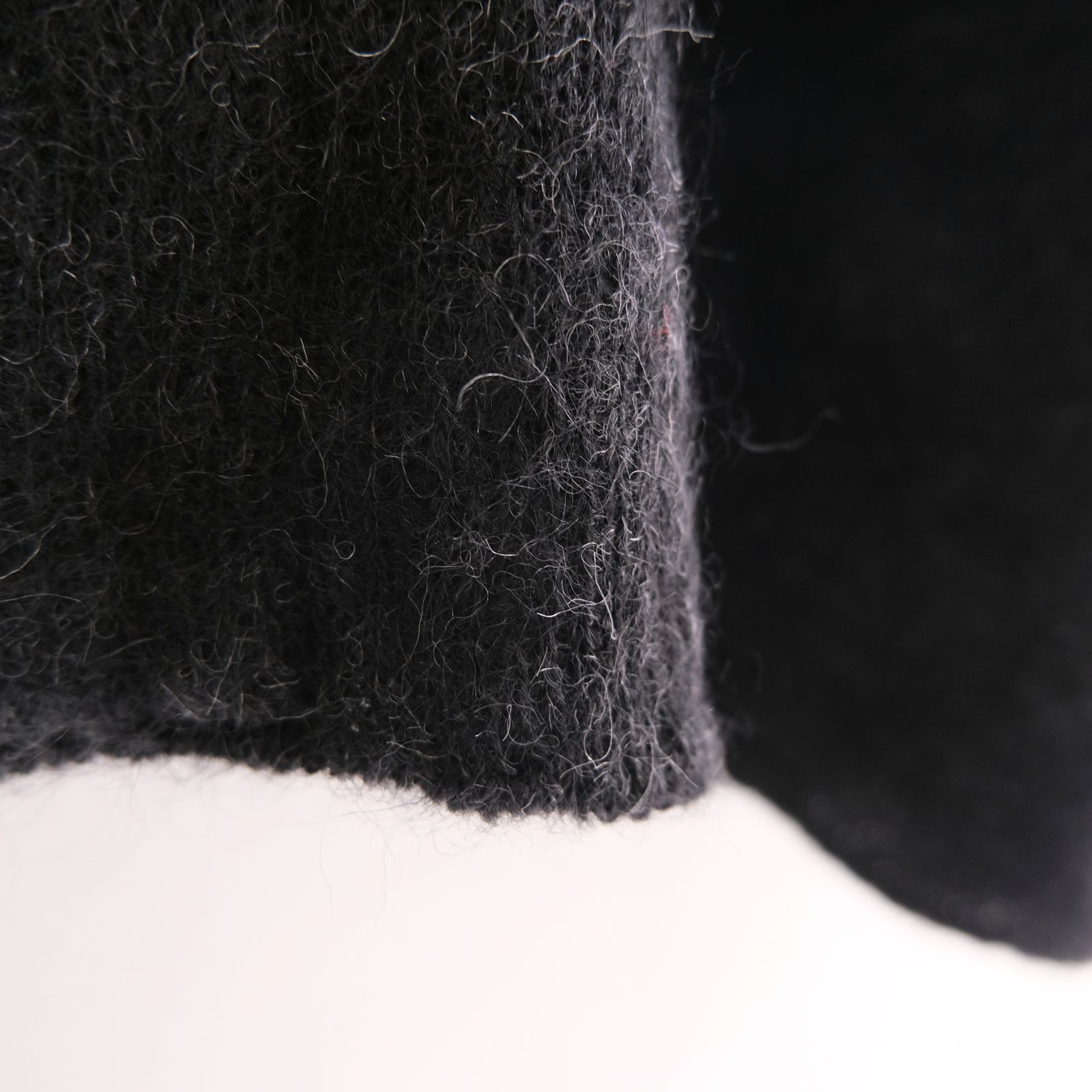 【残り1点】Kid Mohair Knit Shirts（Black）