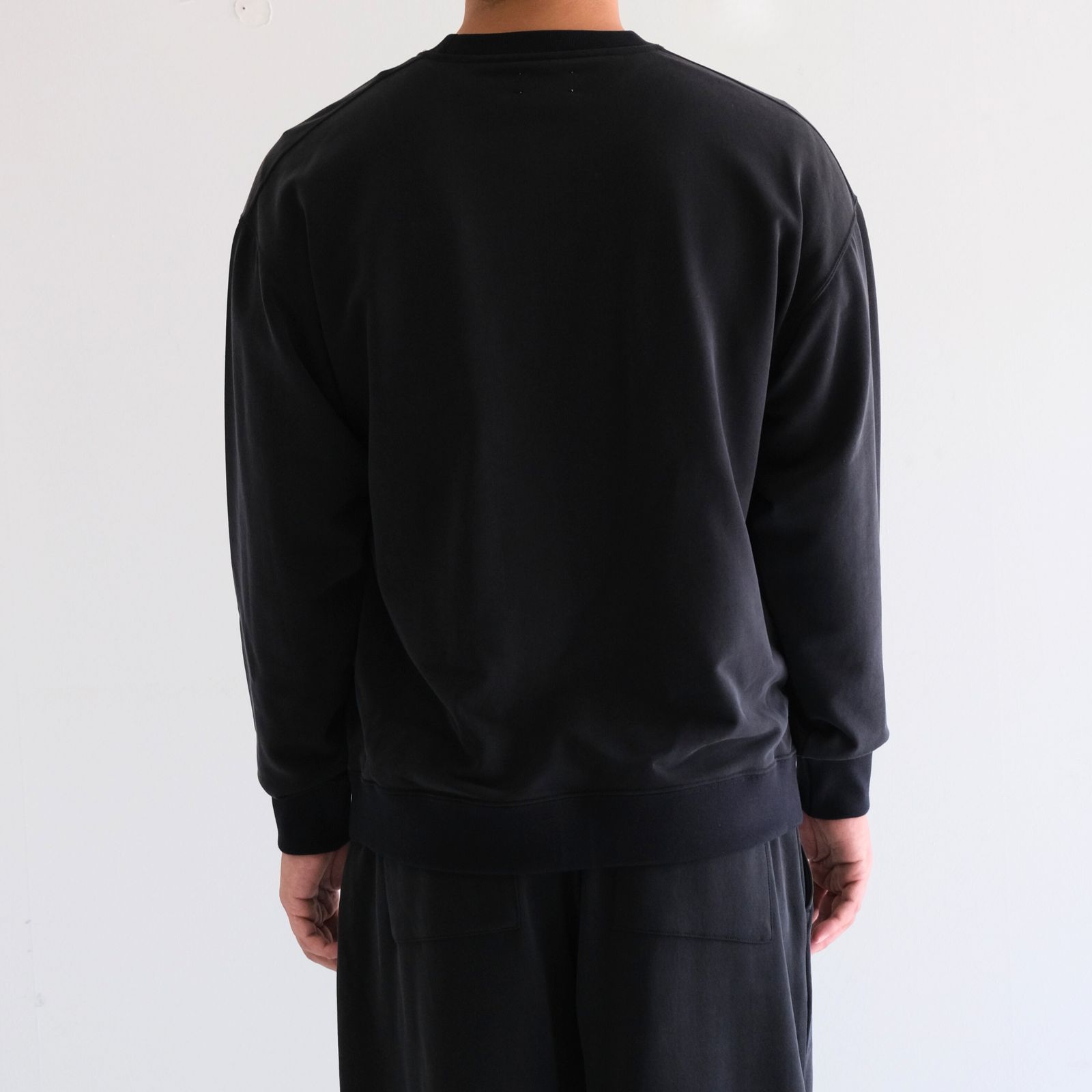 28G Cupro Pullover / スウェット / BLACK(Night Black)
