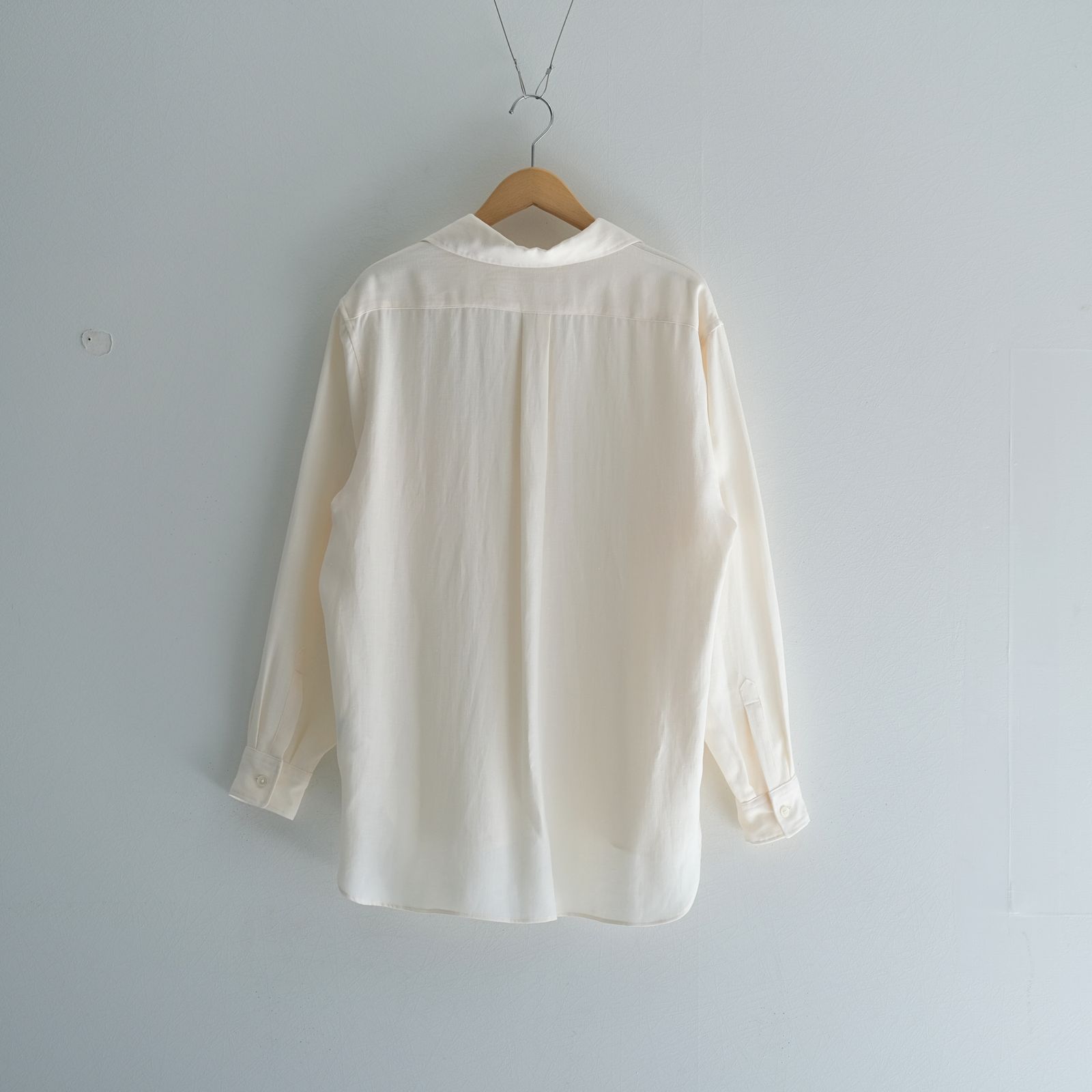 TA/L MESH SKIPPER SHIRT / シャツ / スキッパー / ECRU