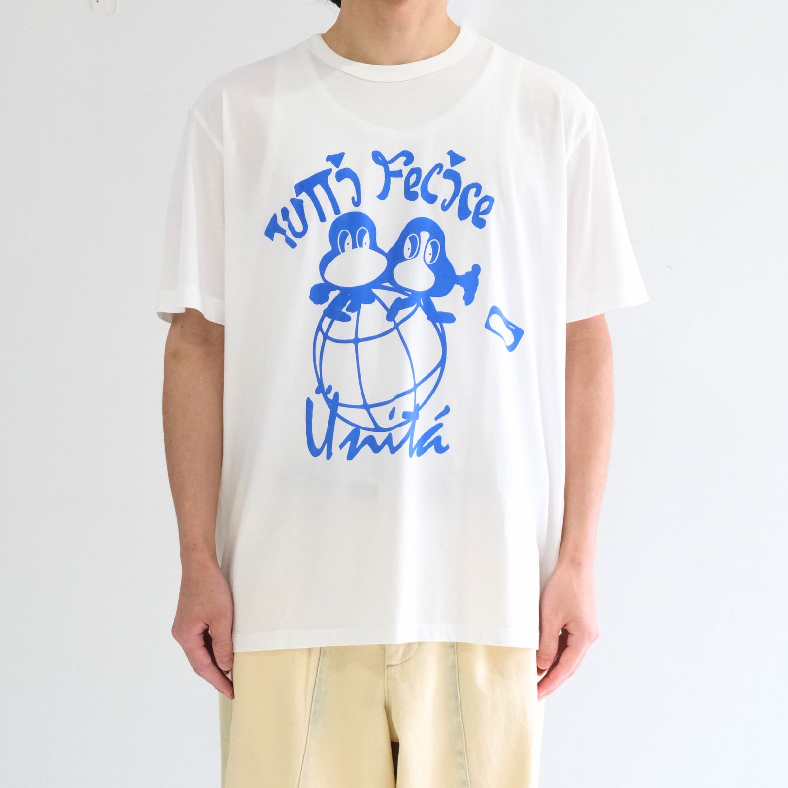 Men's Tutti Felice Print Tee / メンズ トゥッティ フェリーチェ プリントTシャツ（Off White）