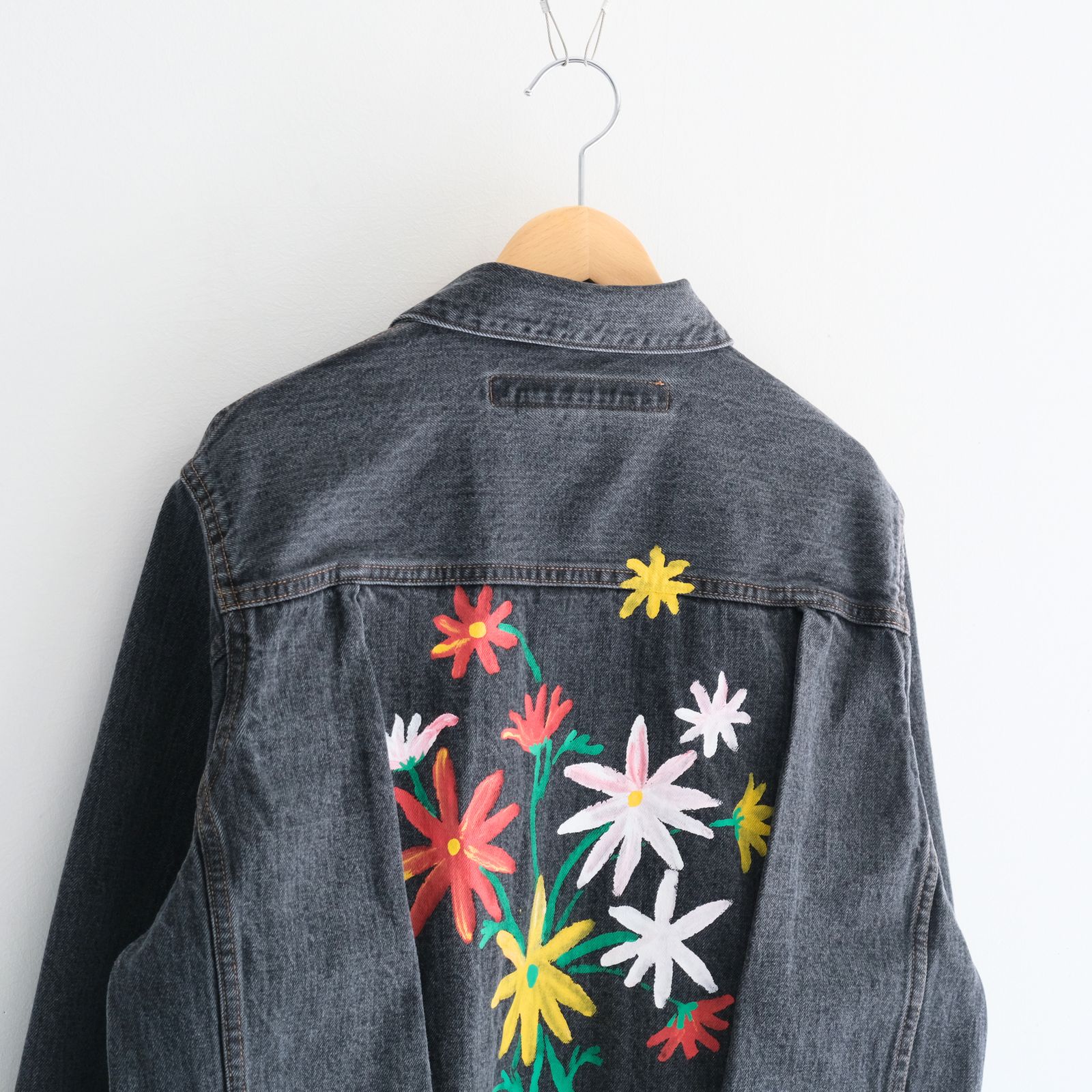 "ROEBUCK" Type-50s Hand Painted Jacket feat. MIO YAMAMOTO / 「ROEBUCK」タイプ50s ハンドペイントジャケット feat. ミオ ヤマモト（BLACK）